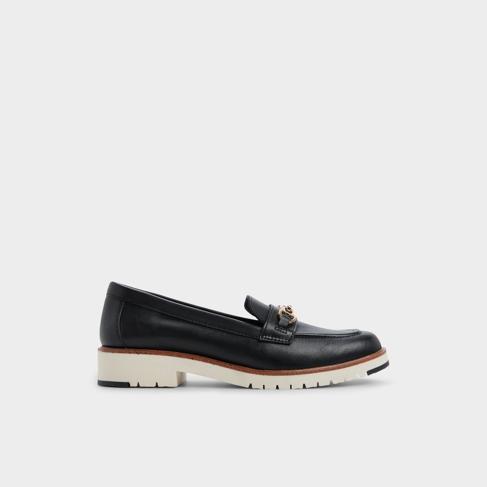 Main View of Black Ibreflex Loafer for Womens