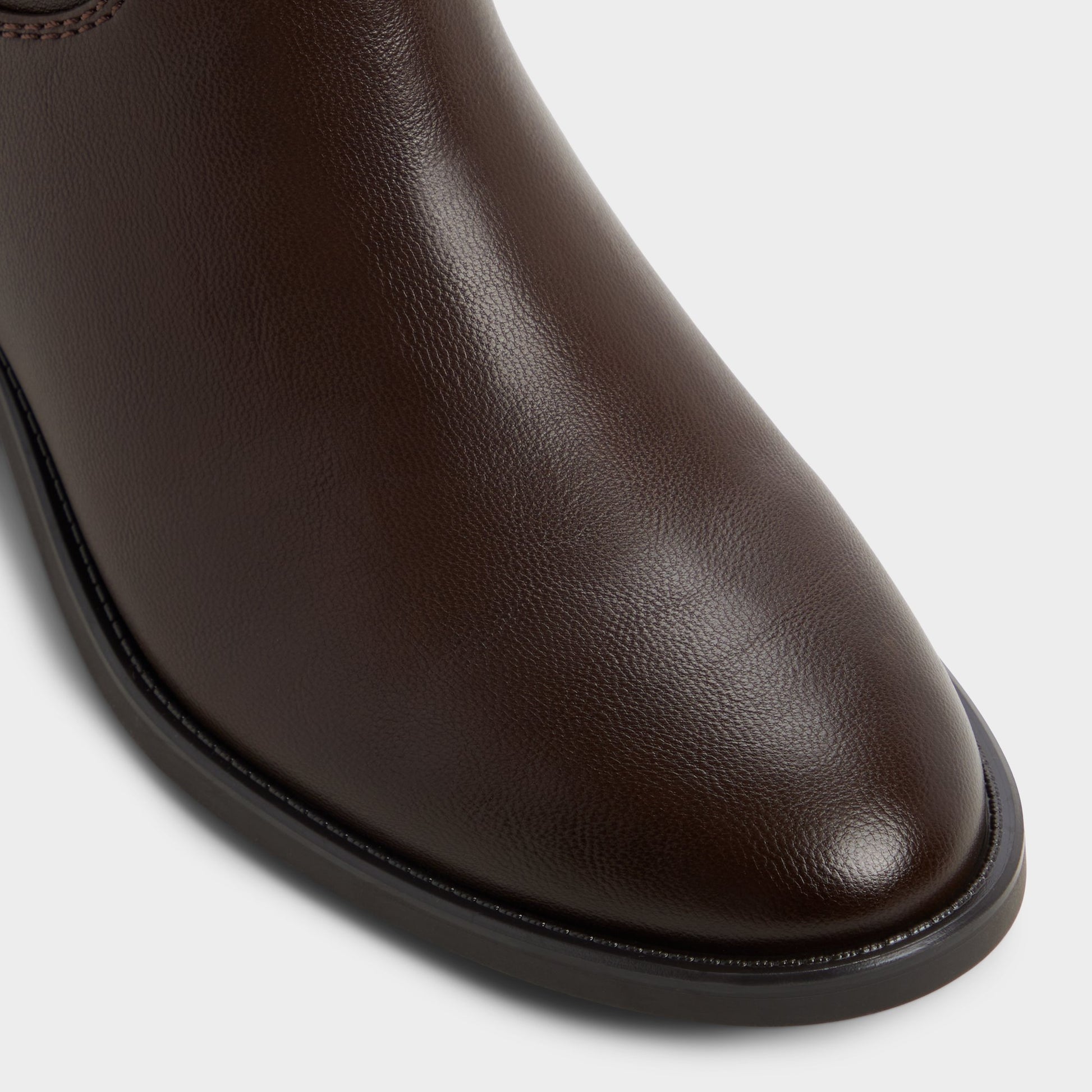 Close-up of the Dark brown Kaydienh Knee-high boot