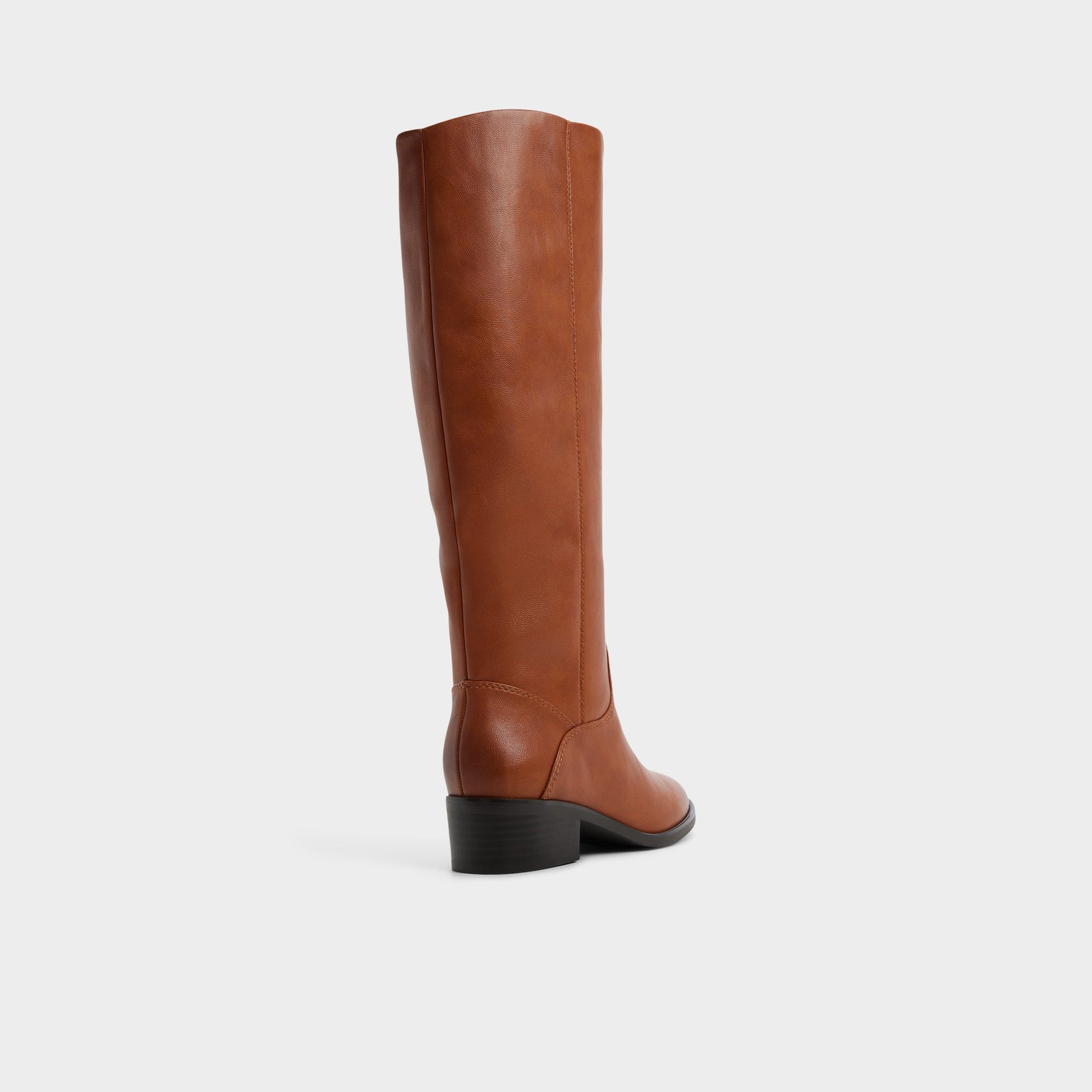 Three-quarter angle of Medium brown Kaydienh Knee-high boot's back side