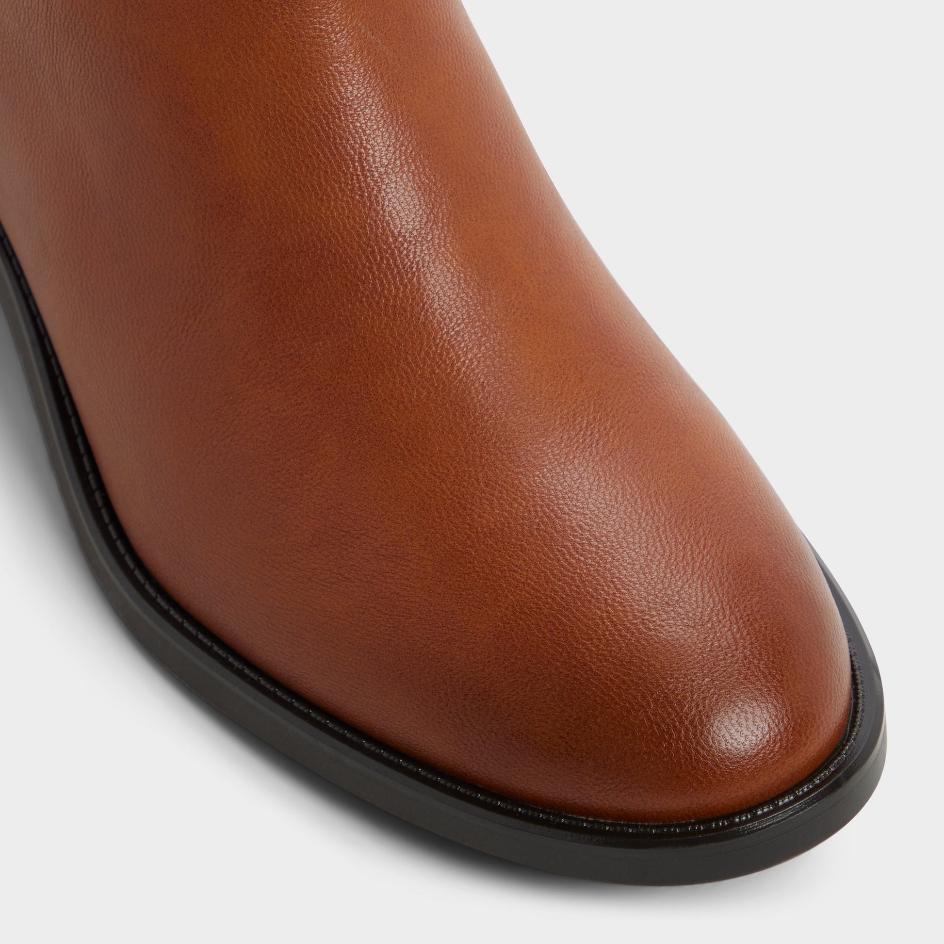 Close-up of the Medium brown Kaydienh Knee-high boot