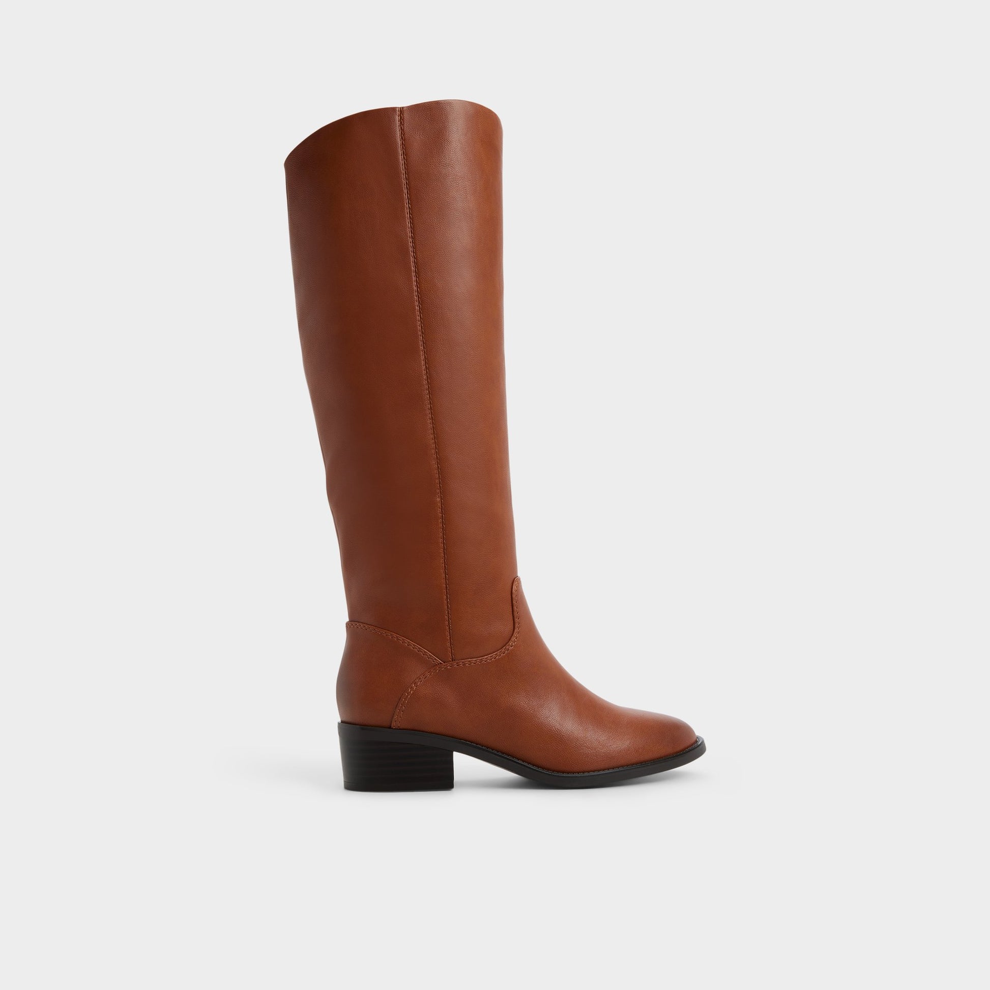 Main View of Medium brown Kaydienh Knee-high boot for Womens