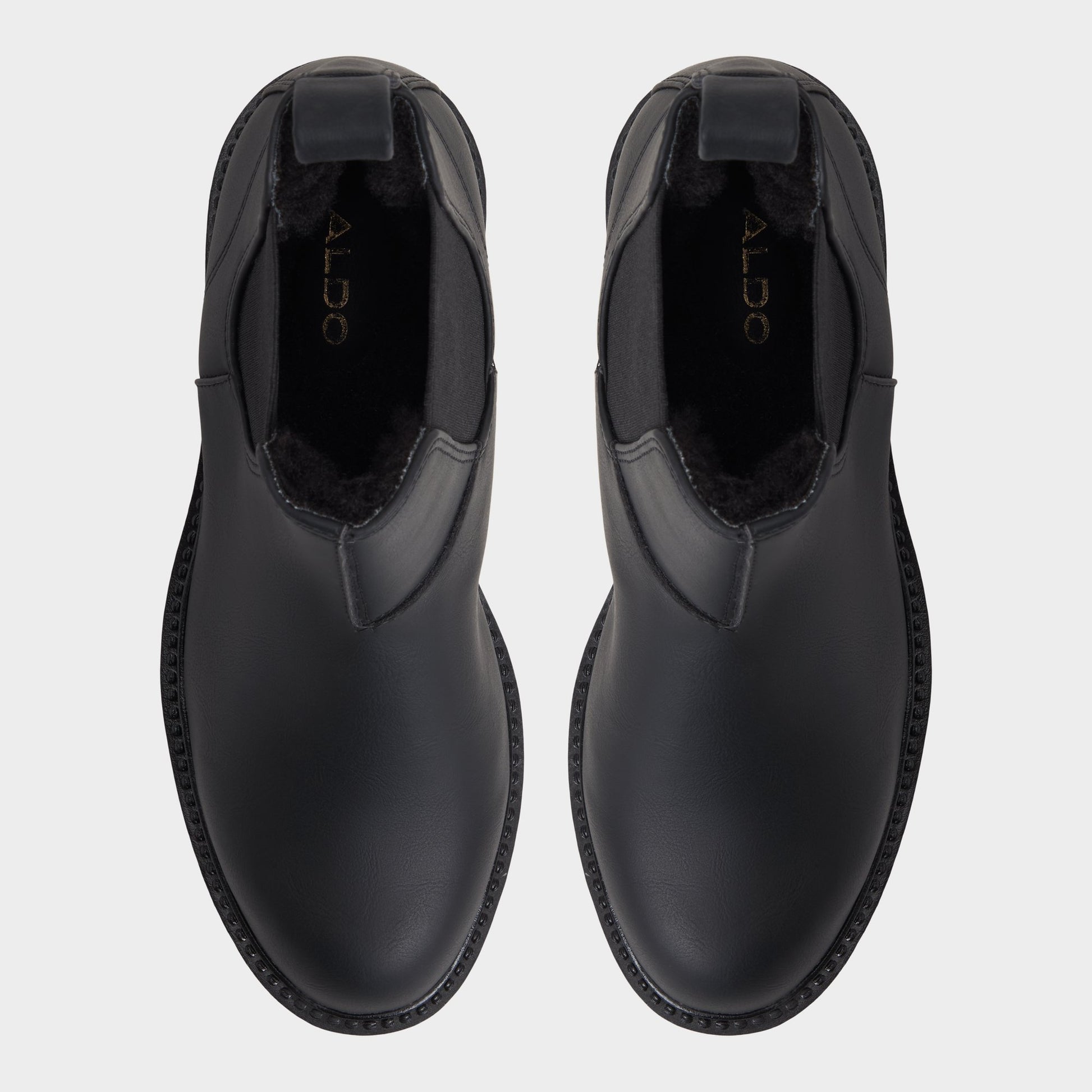 Top-down view of the Black Faverwham Chelsea boot