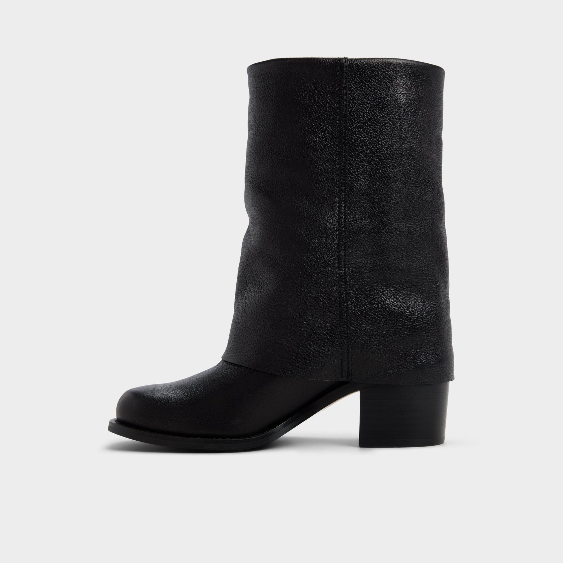 Side view of Black Nolya Ankle boot