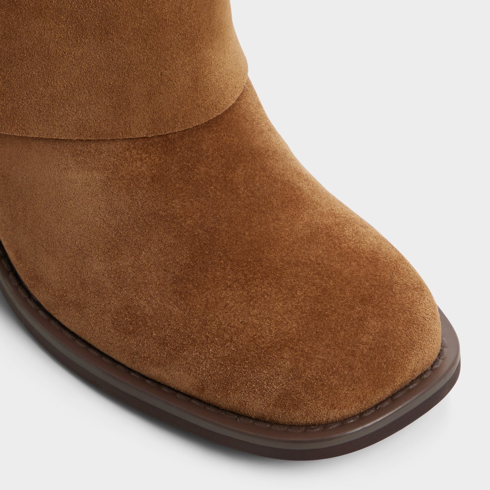 Close-up of the Medium Brown Nolya Ankle boot