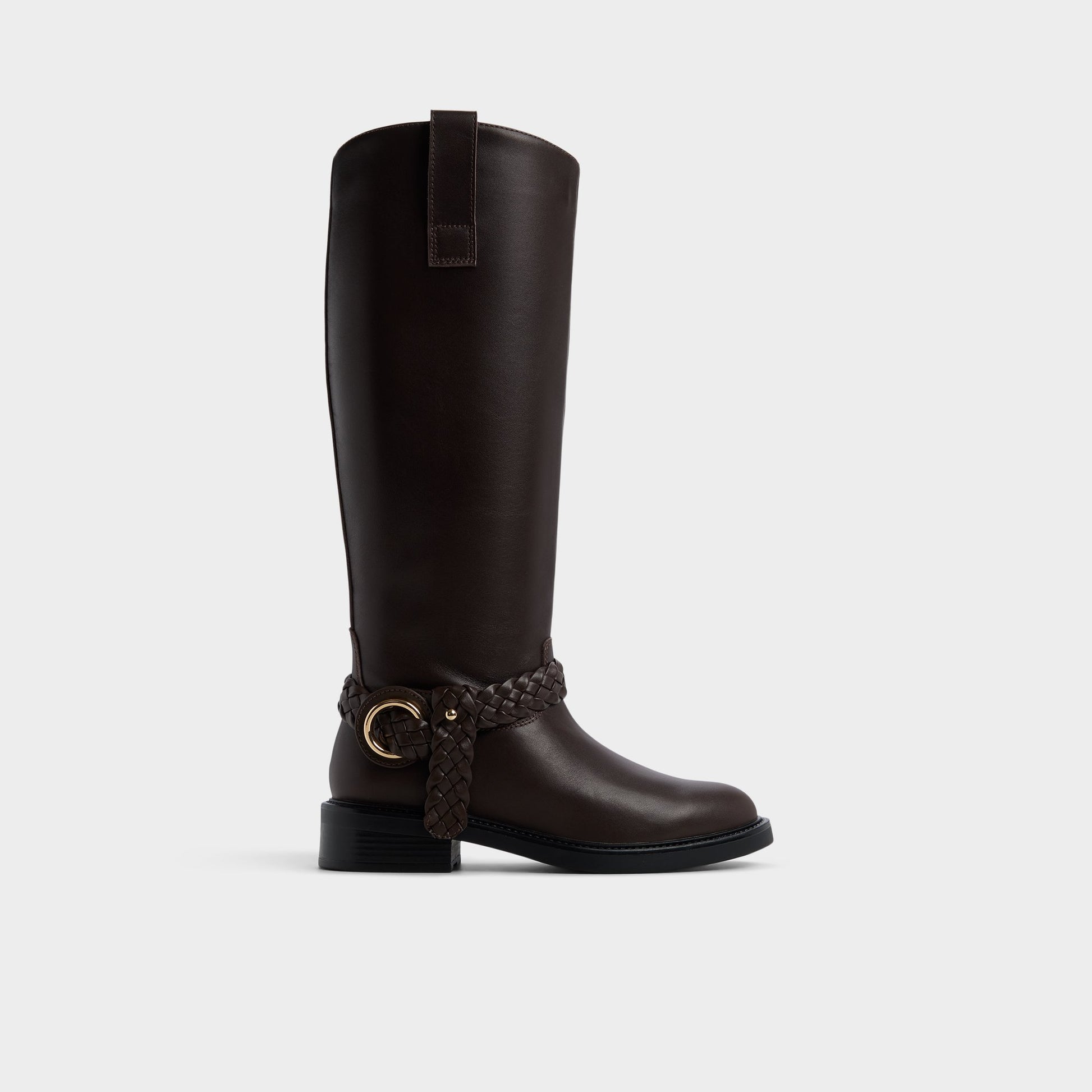 Main View of Dark brown Philippa Riding boot for Womens