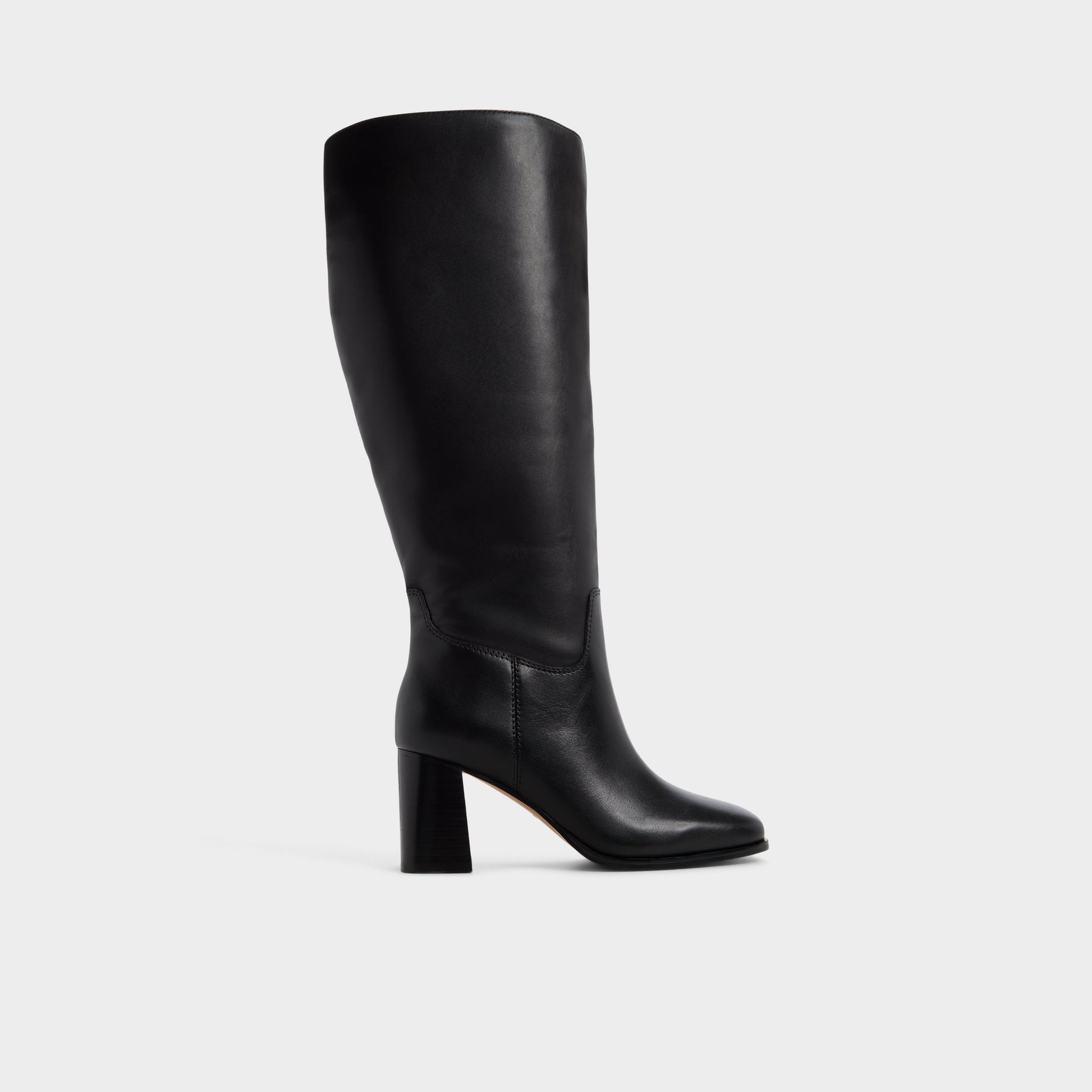 Main View of Black Elyze-wc Knee-high boot for Womens