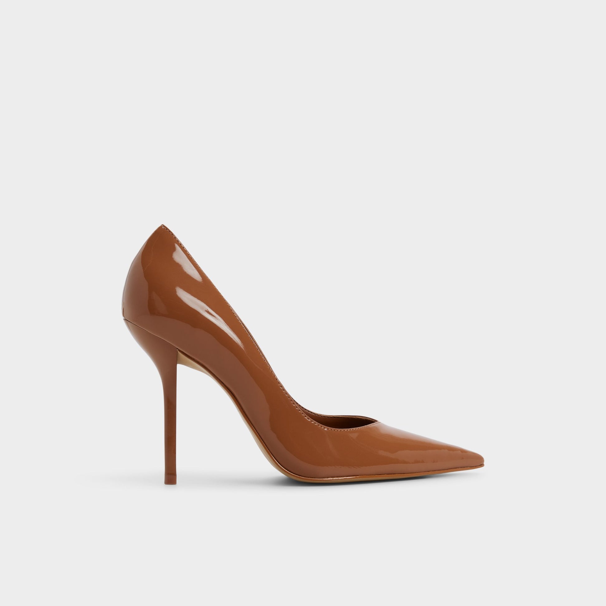 Main View of Medium brown Emelie Pump for Womens