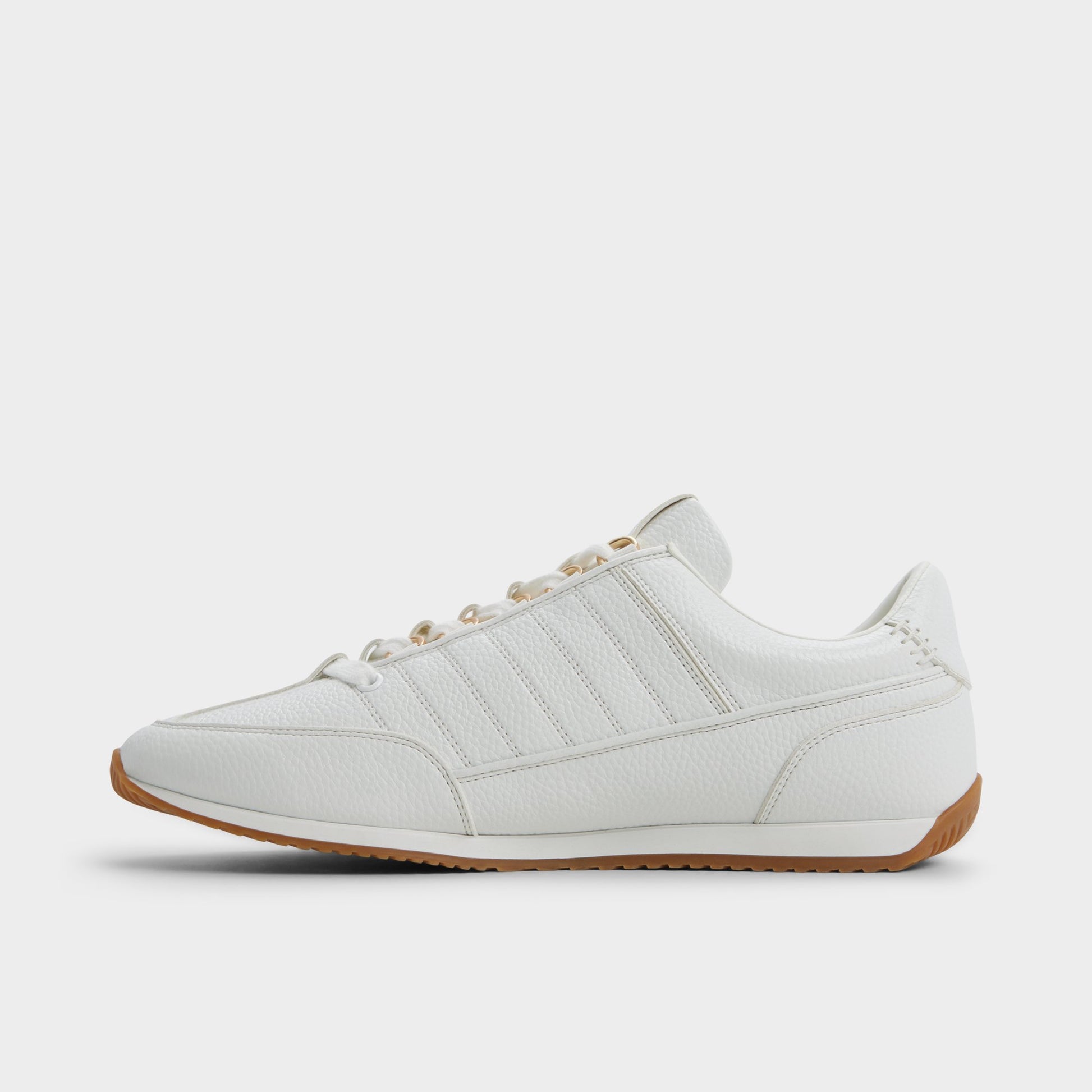 Side view of White Rocko Oxford shoe