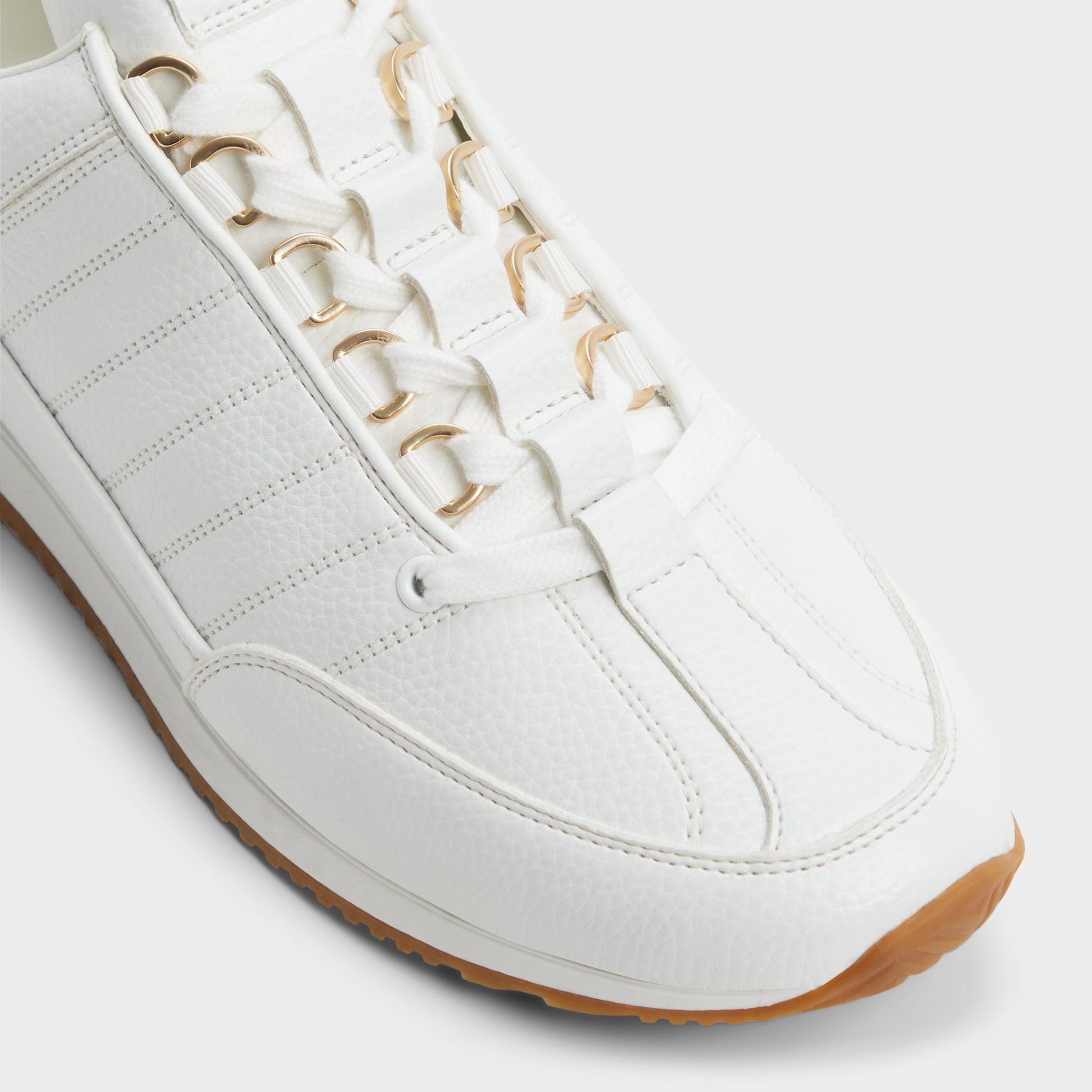 Close-up of the White Rocko Oxford shoe