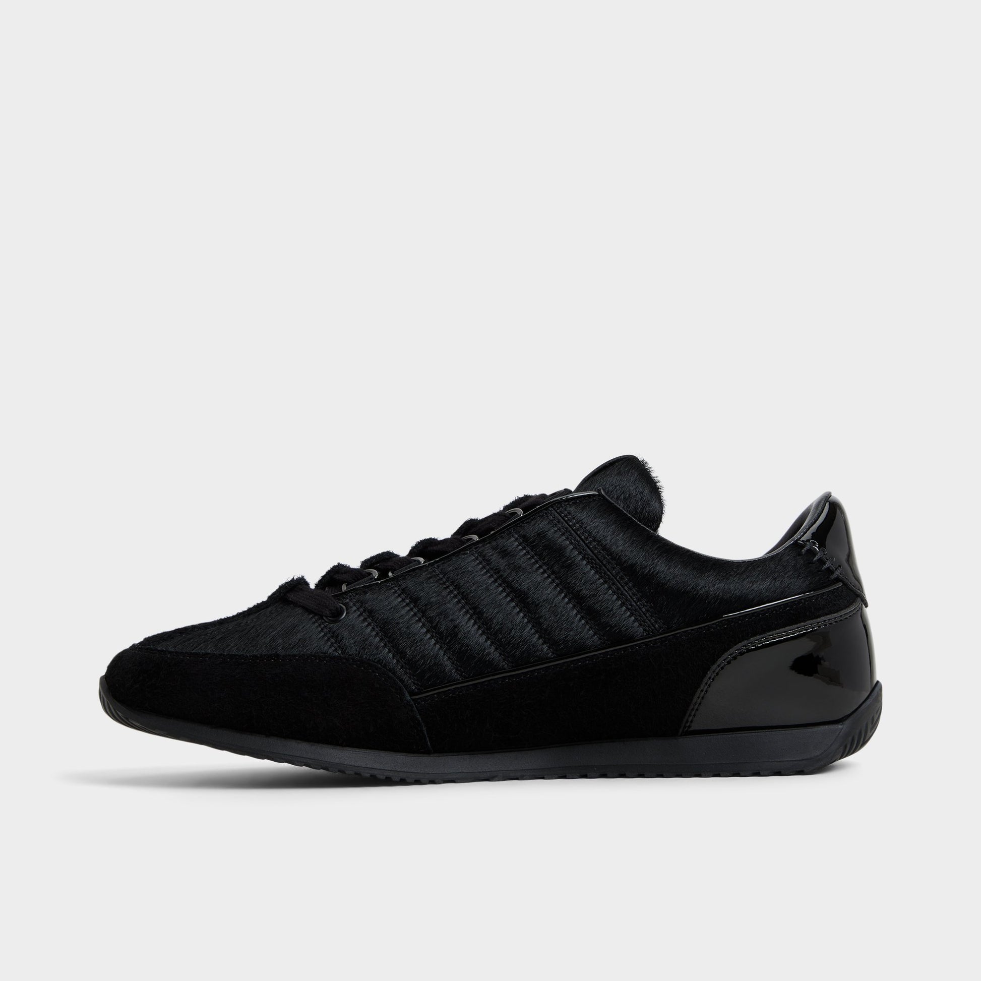 Side view of Black Rocko Oxford shoe