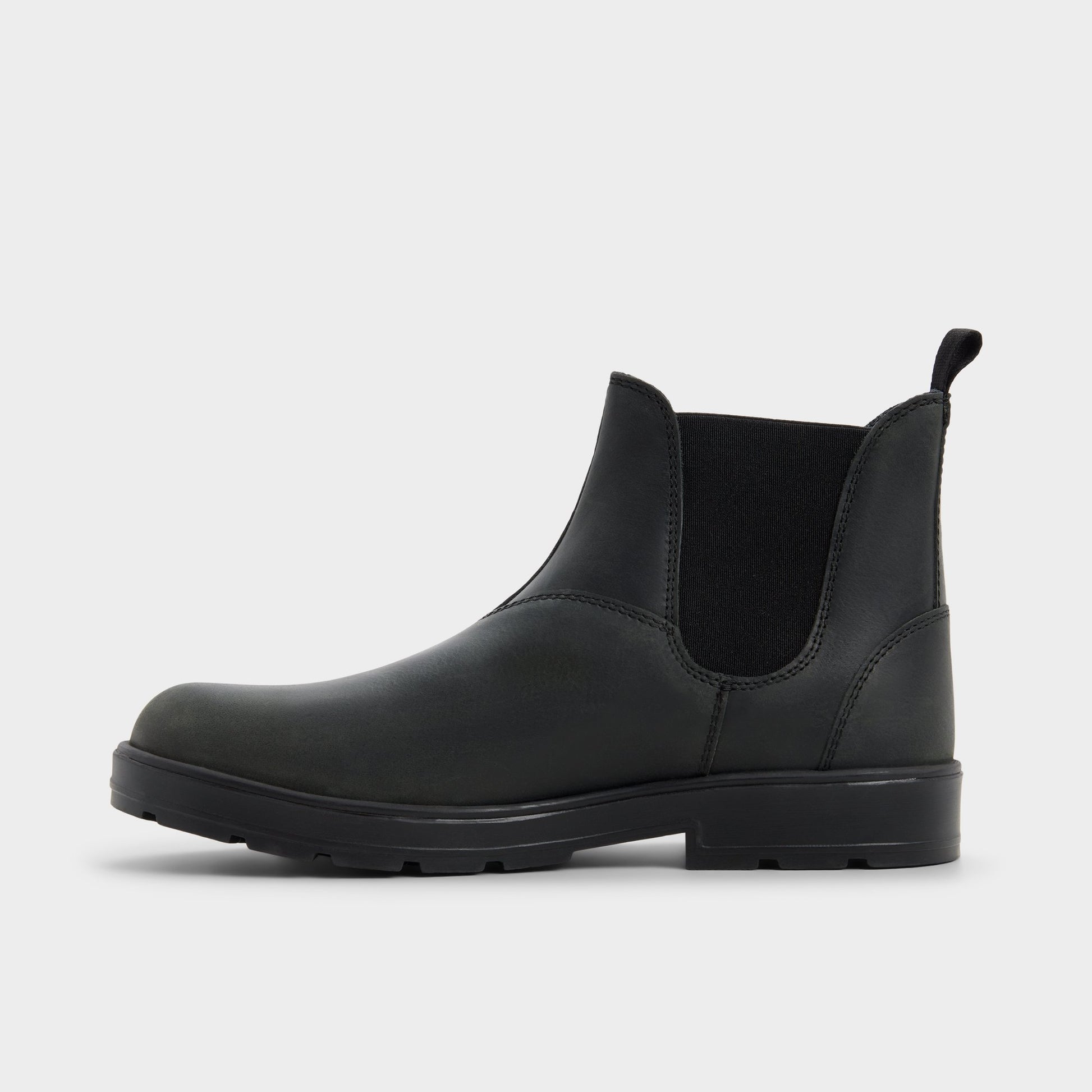 Side view of Black Jarvis Ankle boot
