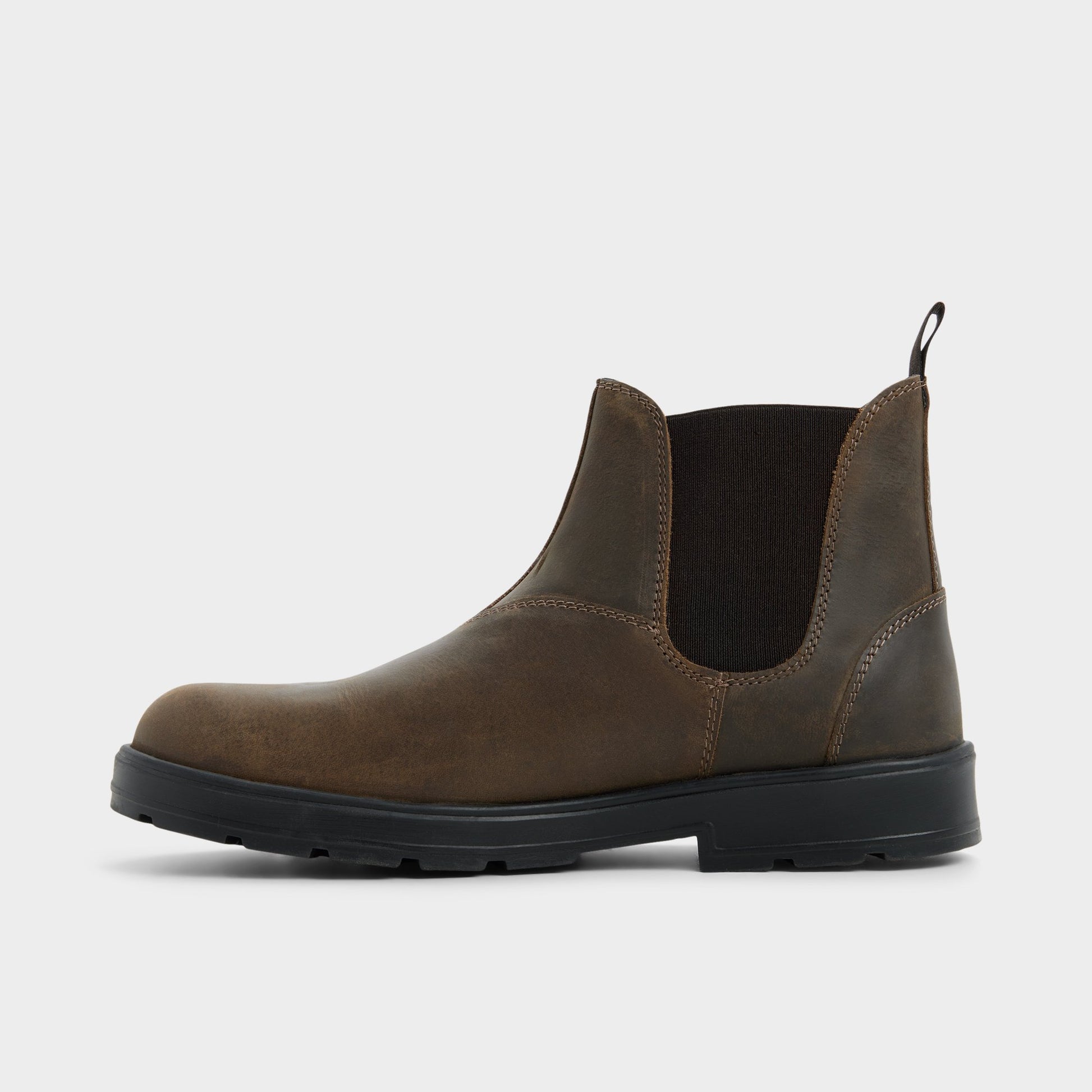 Side view of Brown Jarvis Ankle boot