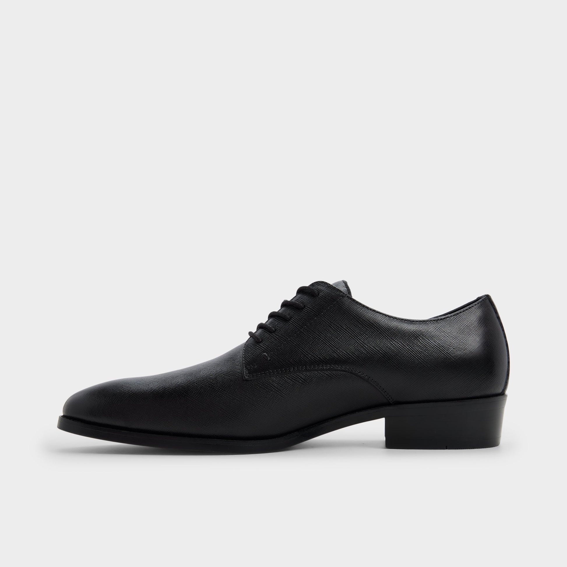 Side view of Other black Lewistown Oxford shoe