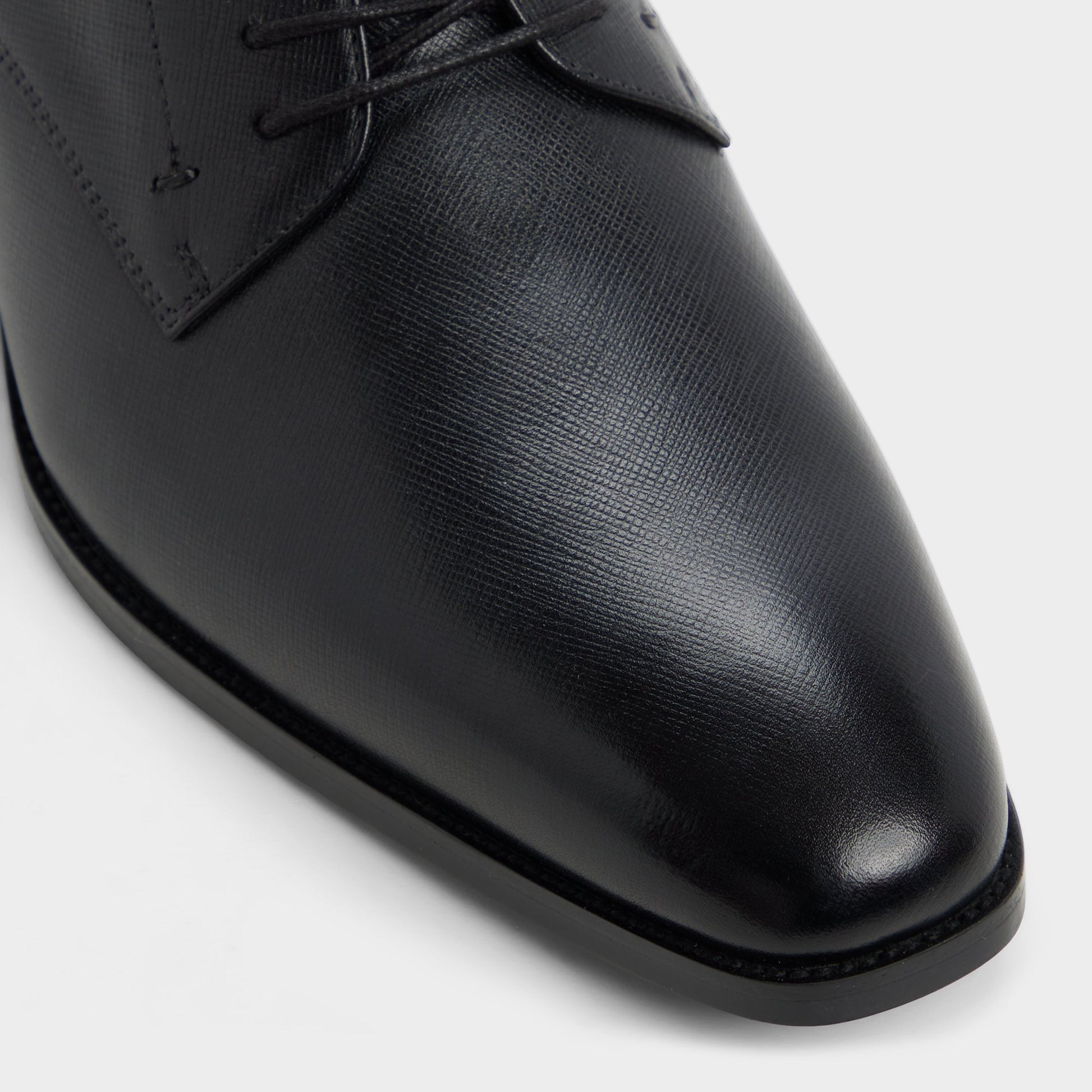 Close-up of the Other black Lewistown Oxford shoe