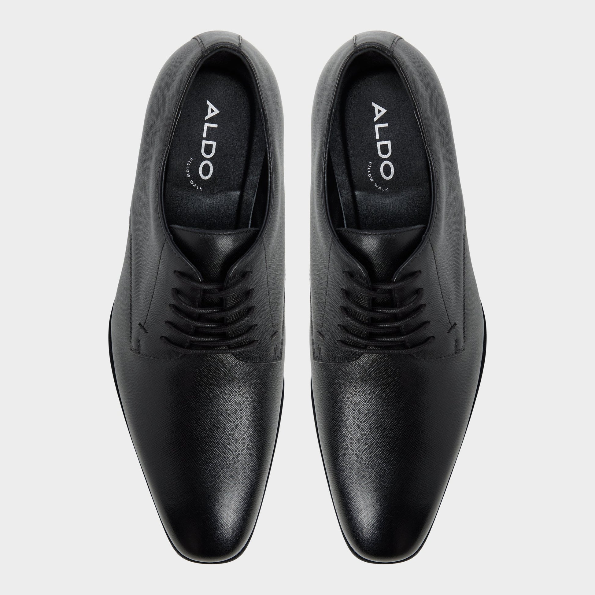 Top-down view of the Other black Lewistown Oxford shoe