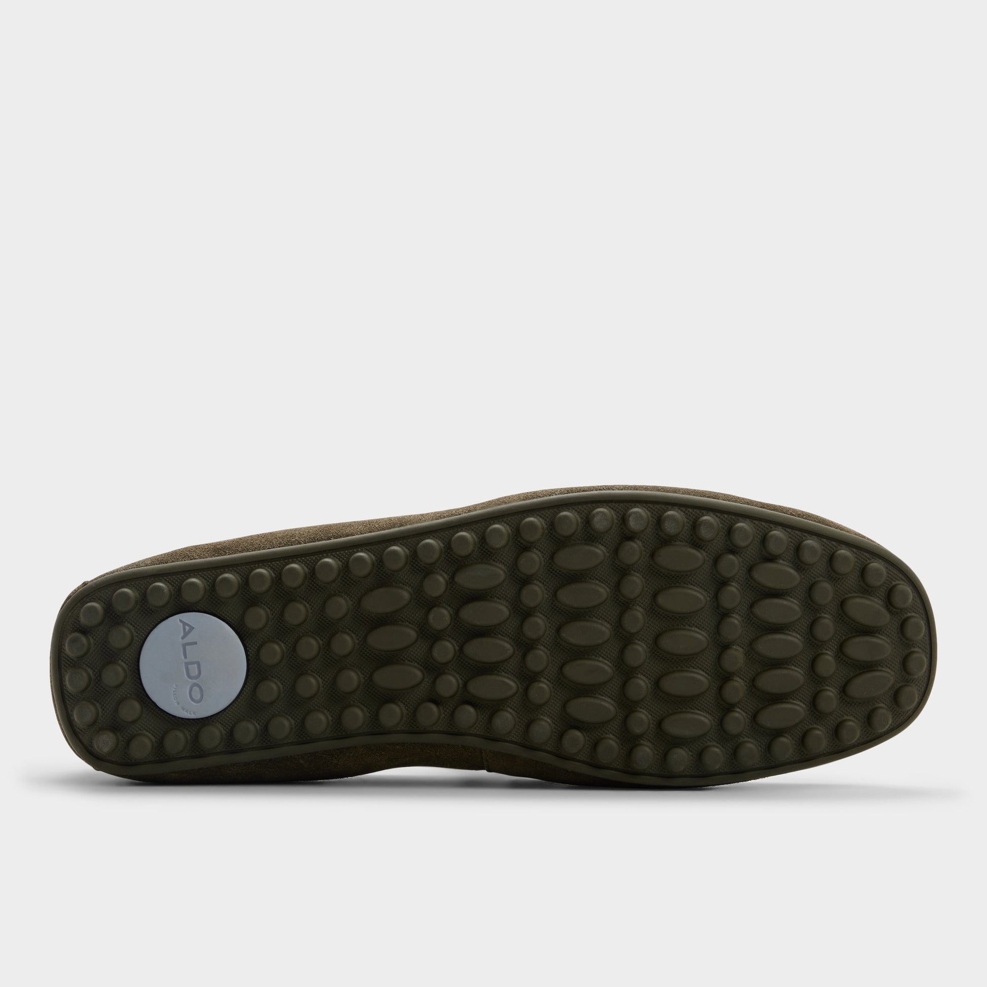 Vue de la semelle de Olive Wilbart-in Mocassin