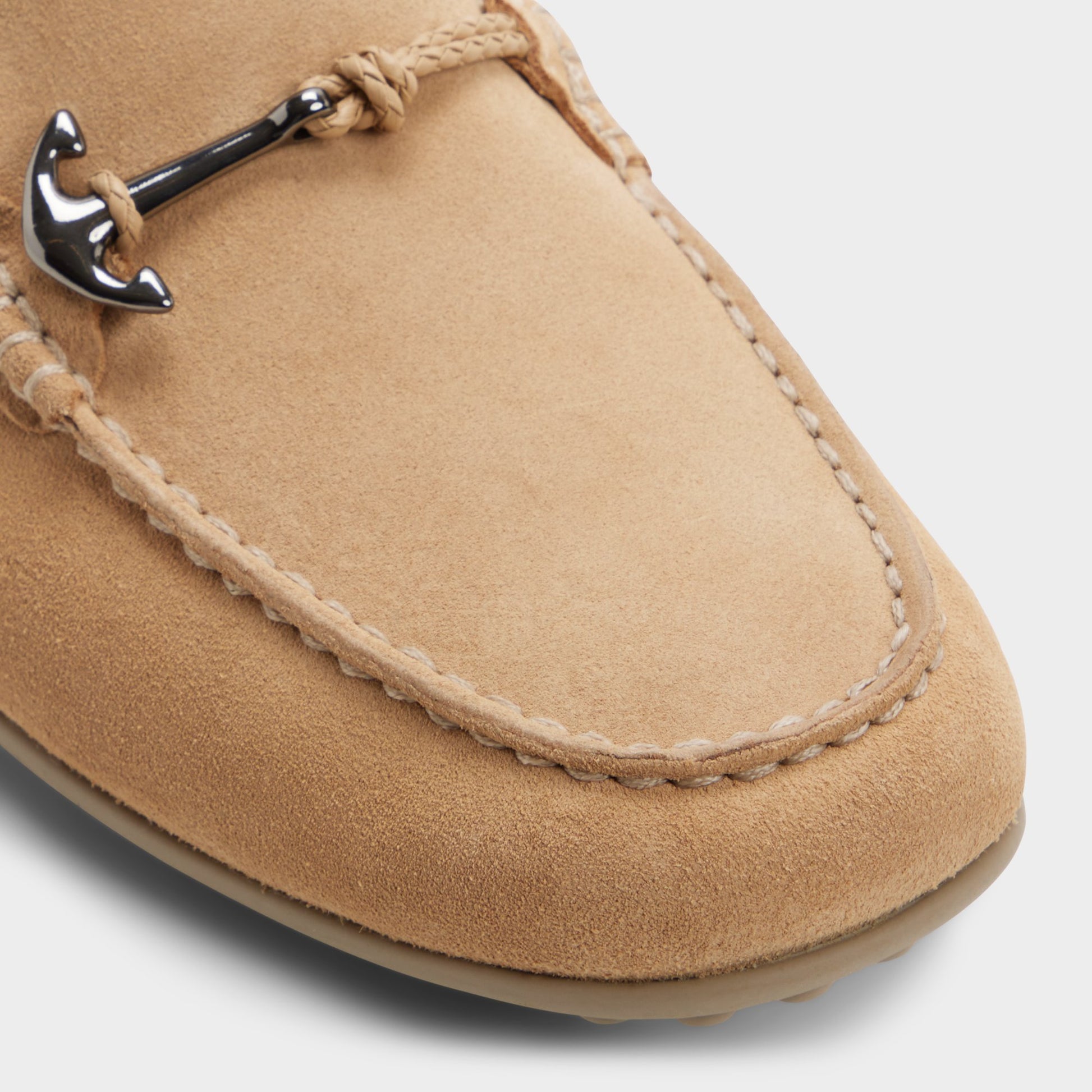 Gros plan de la Beige Wilbart-in Mocassin