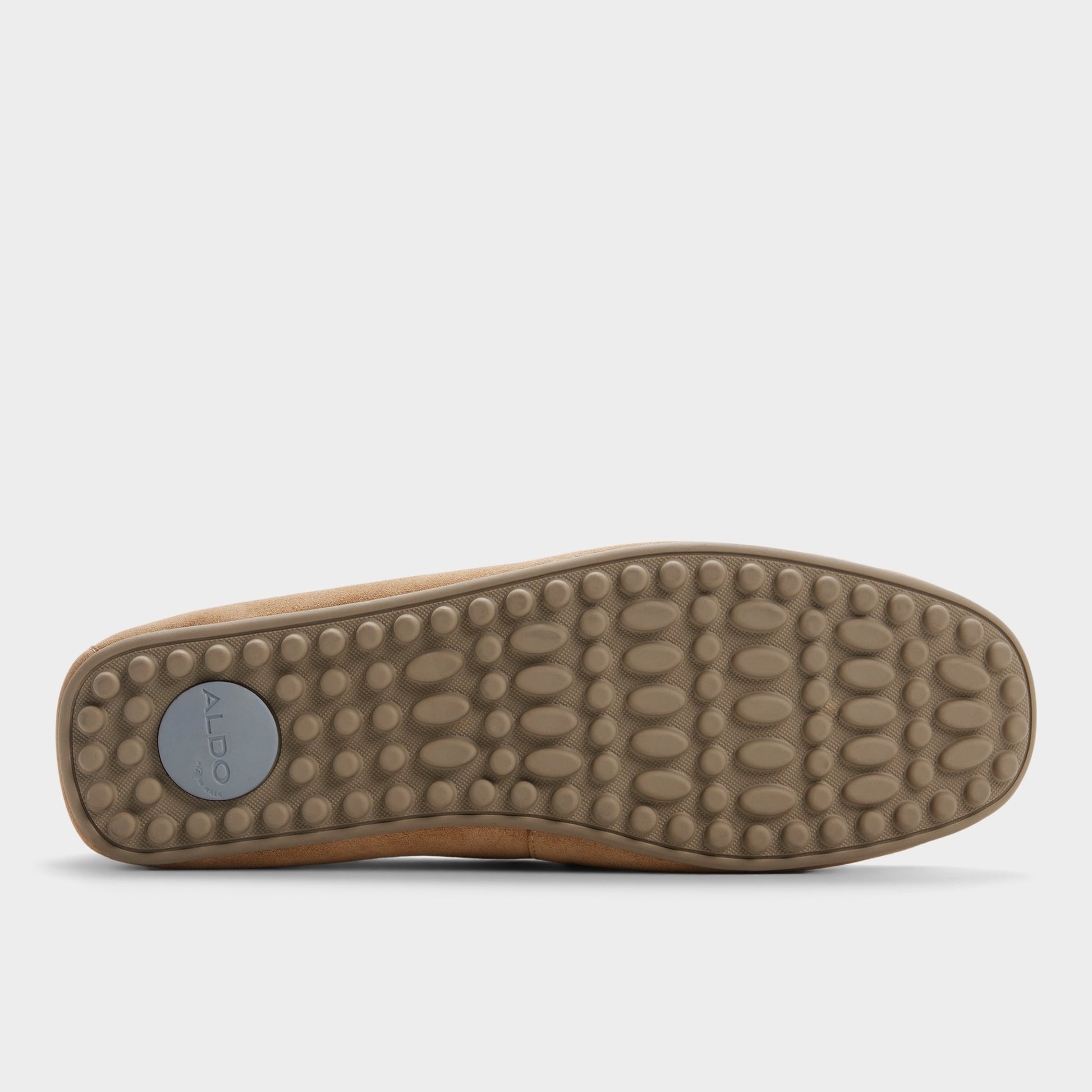 Vue de la semelle de Beige Wilbart-in Mocassin