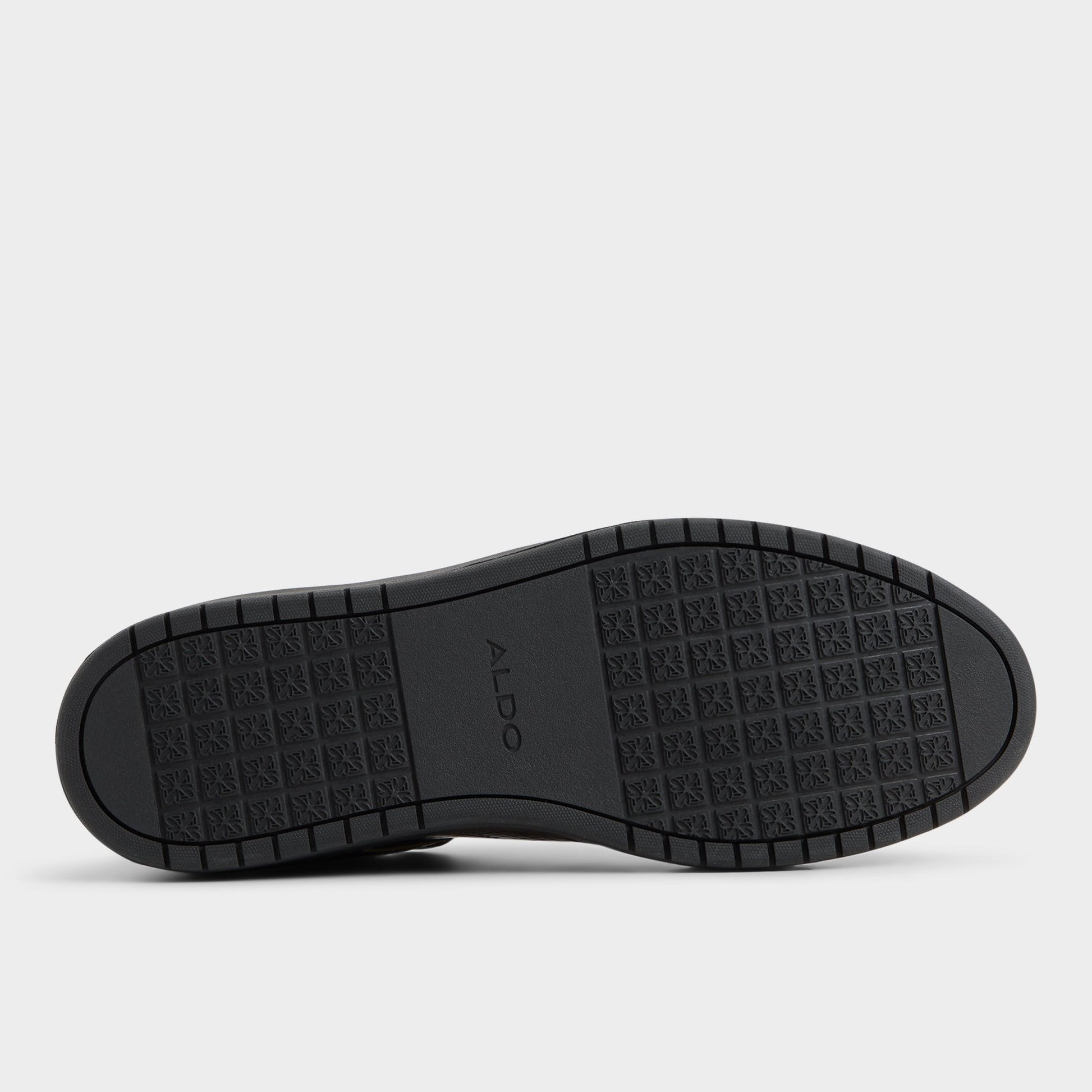 View of Black combo Zethan Low top sneaker's sole