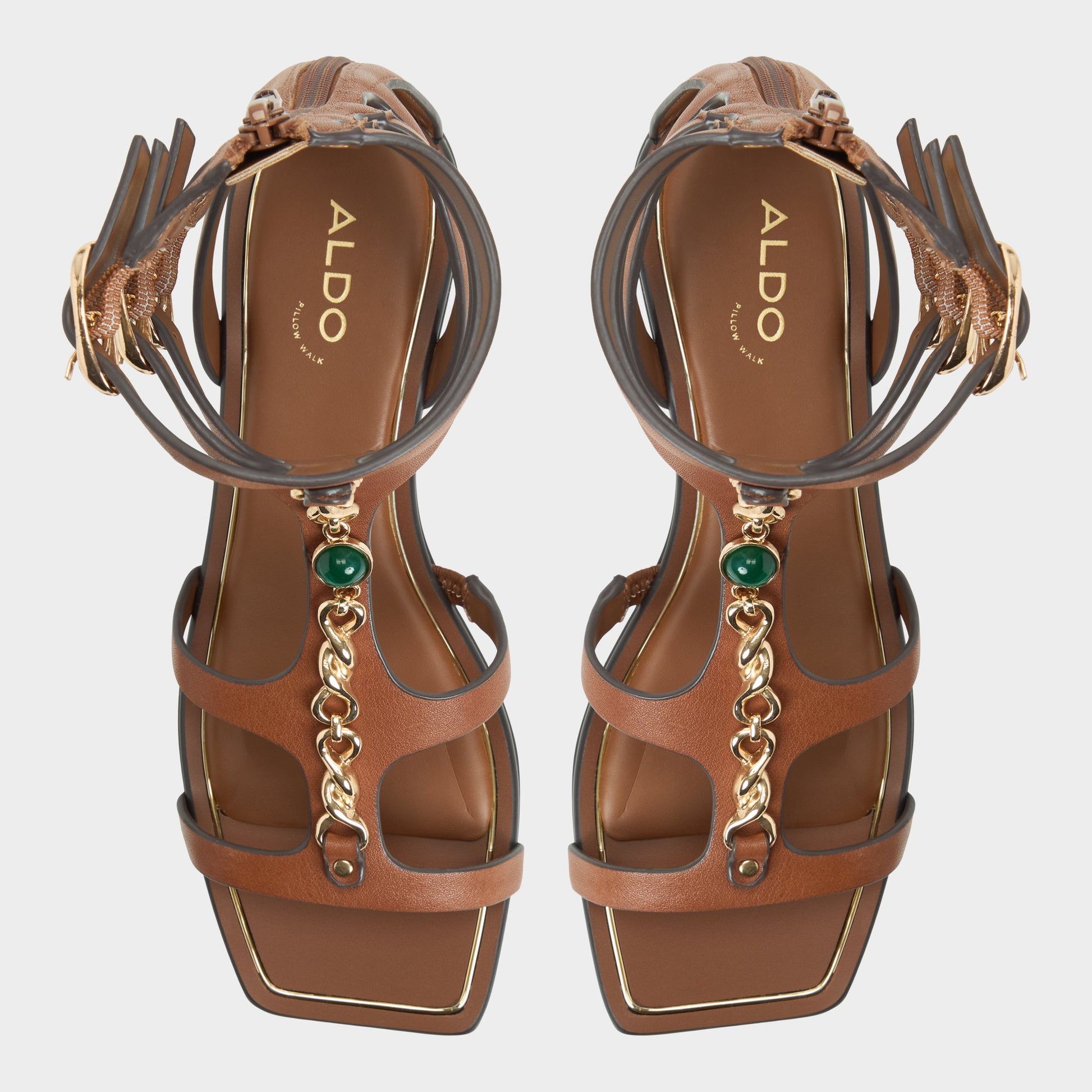 Top-down view of the Medium brown Marisea