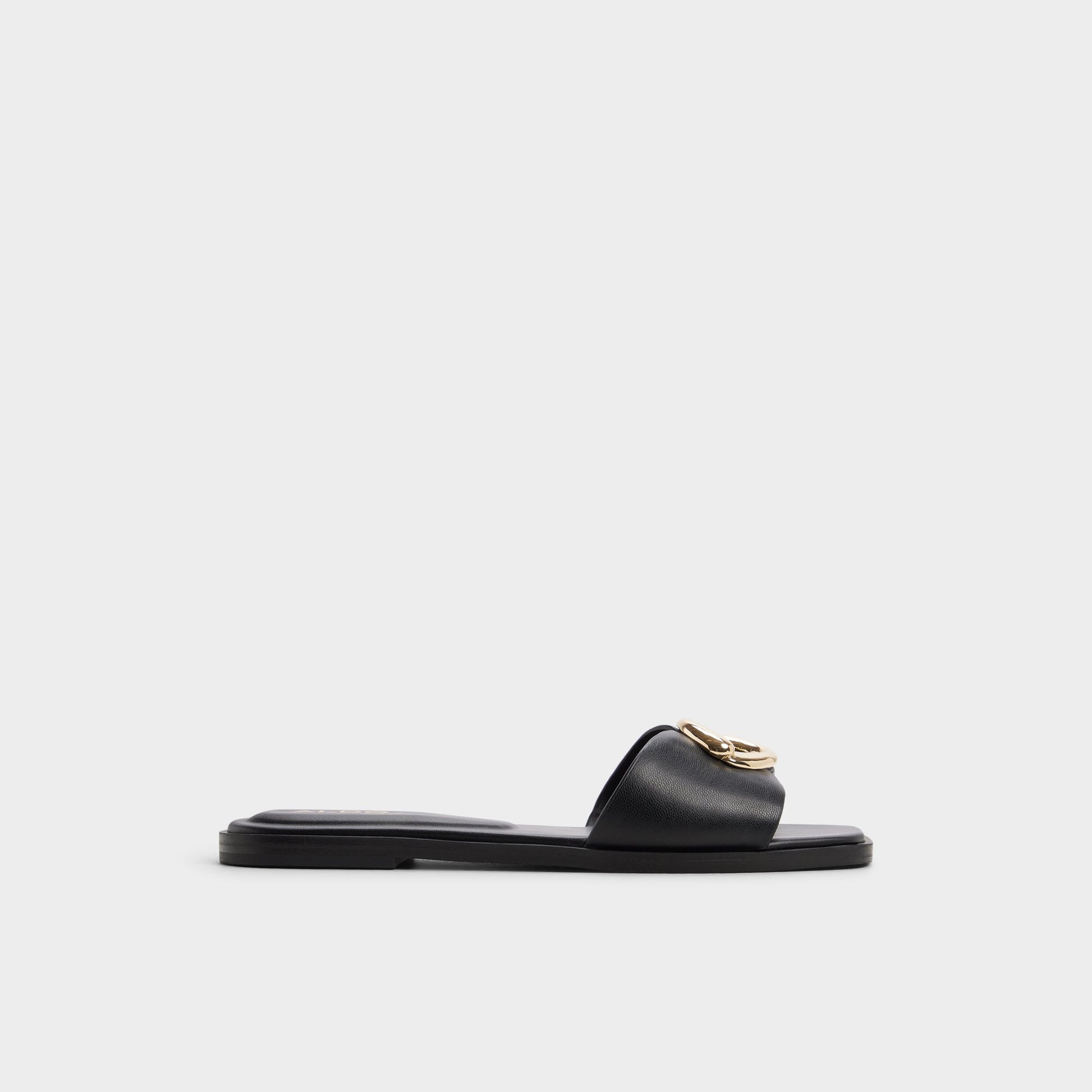 Main View of Black Biggin Slide sandal for Womens