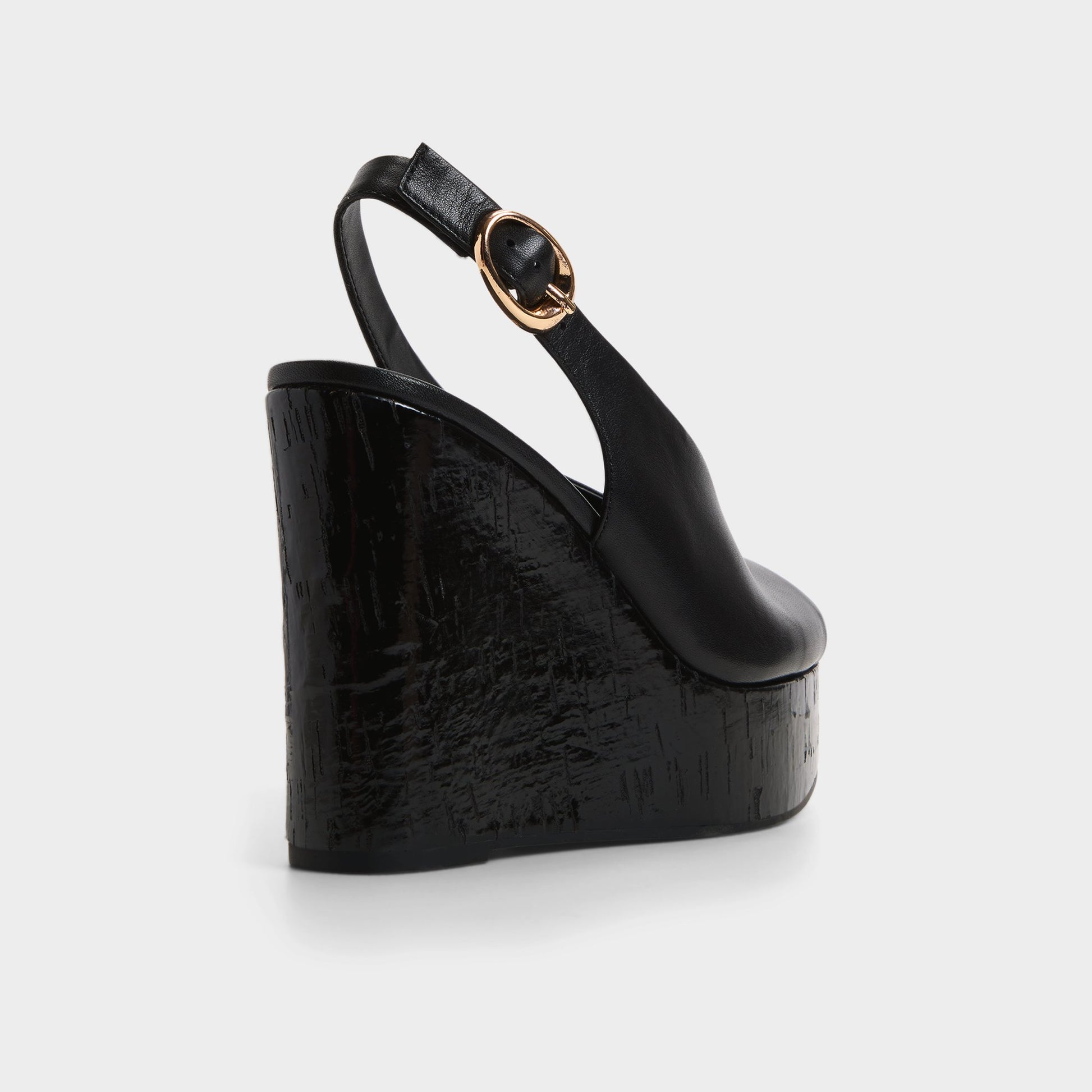 Three-quarter angle of Black Tatianah 's back side