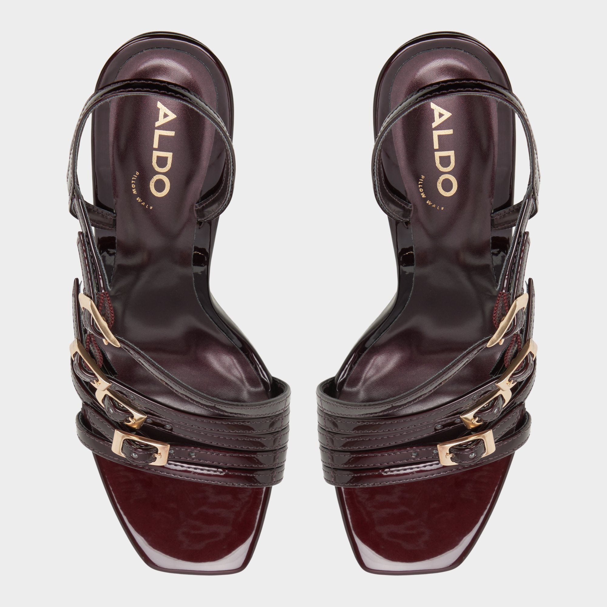 Xara – Women Dark brown Strappy heeled sandal - ALDO