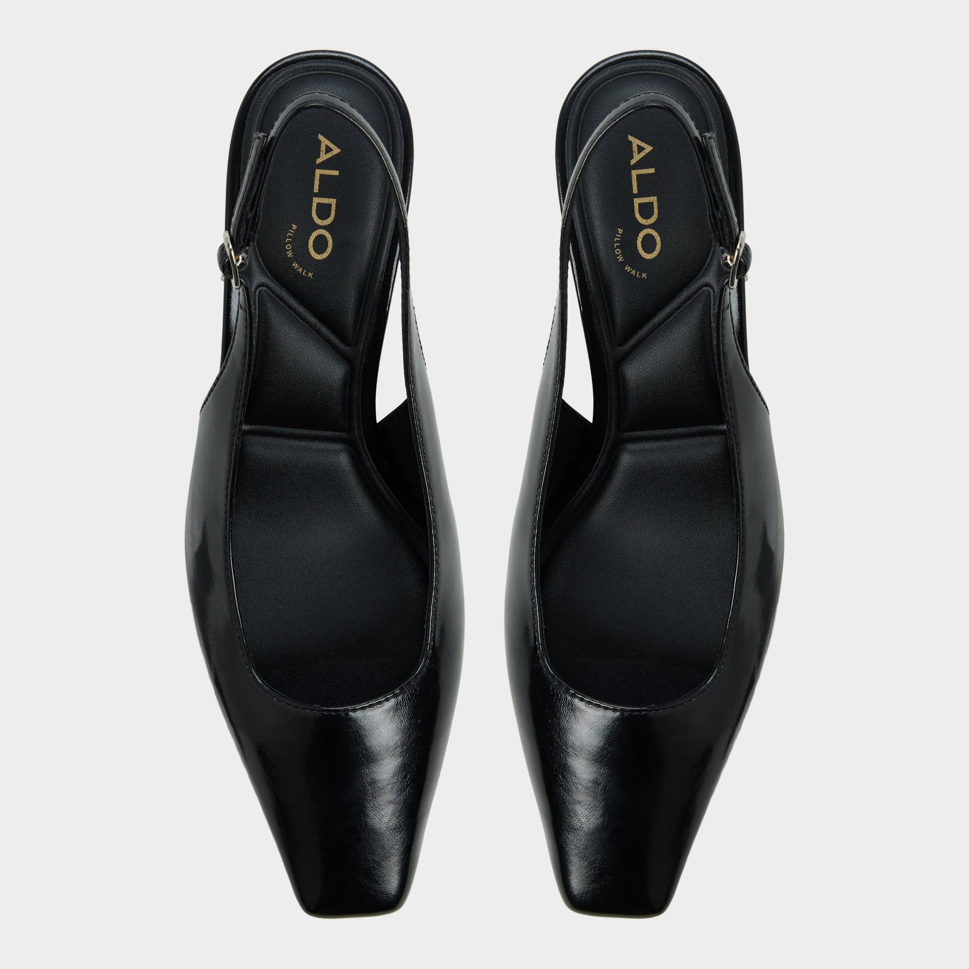 Vue de dessus de la Autre Noir Gabriellie Talon haut à bride arrière