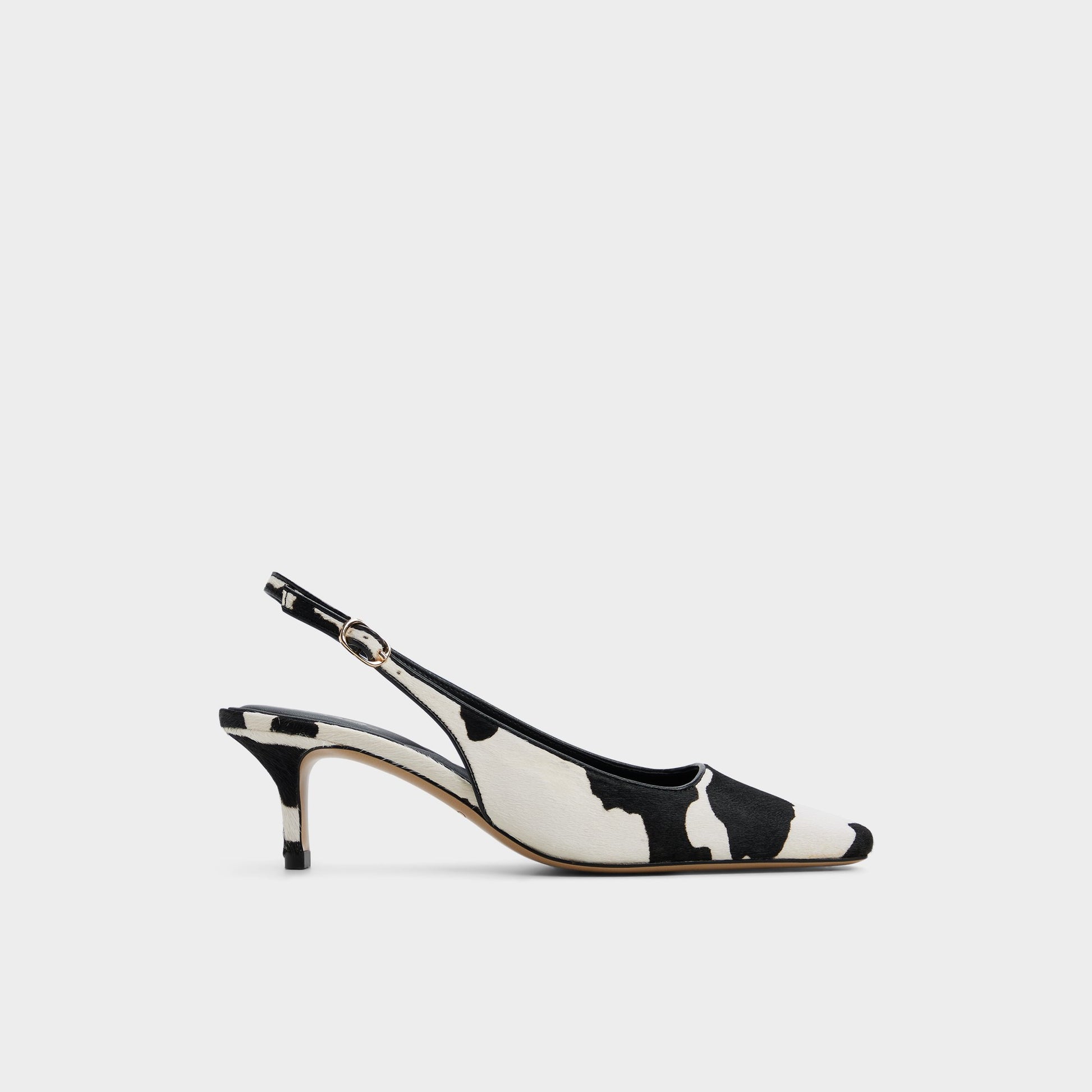 Main View of White/black Gabriellie Slingback high heel for Womens