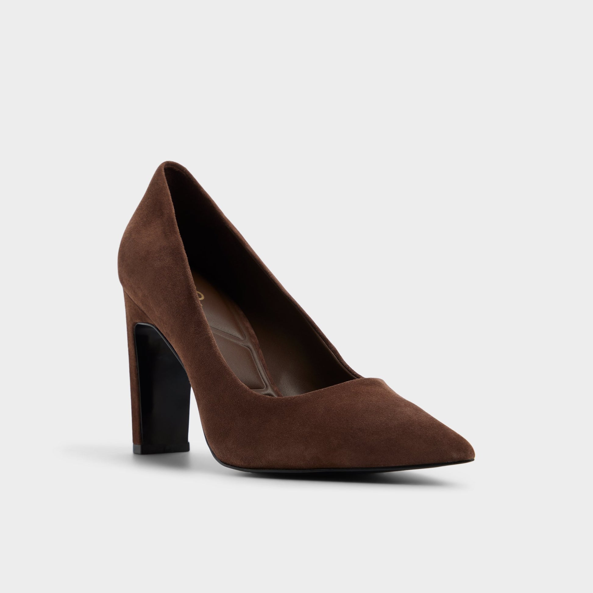 Angle de trois quarts de la face avant de Marron Foncé Laylo