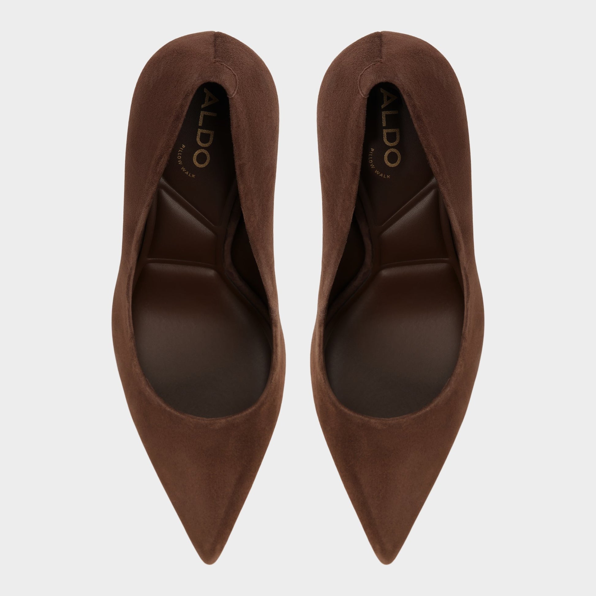 Vue de dessus de la Marron Foncé Laylo