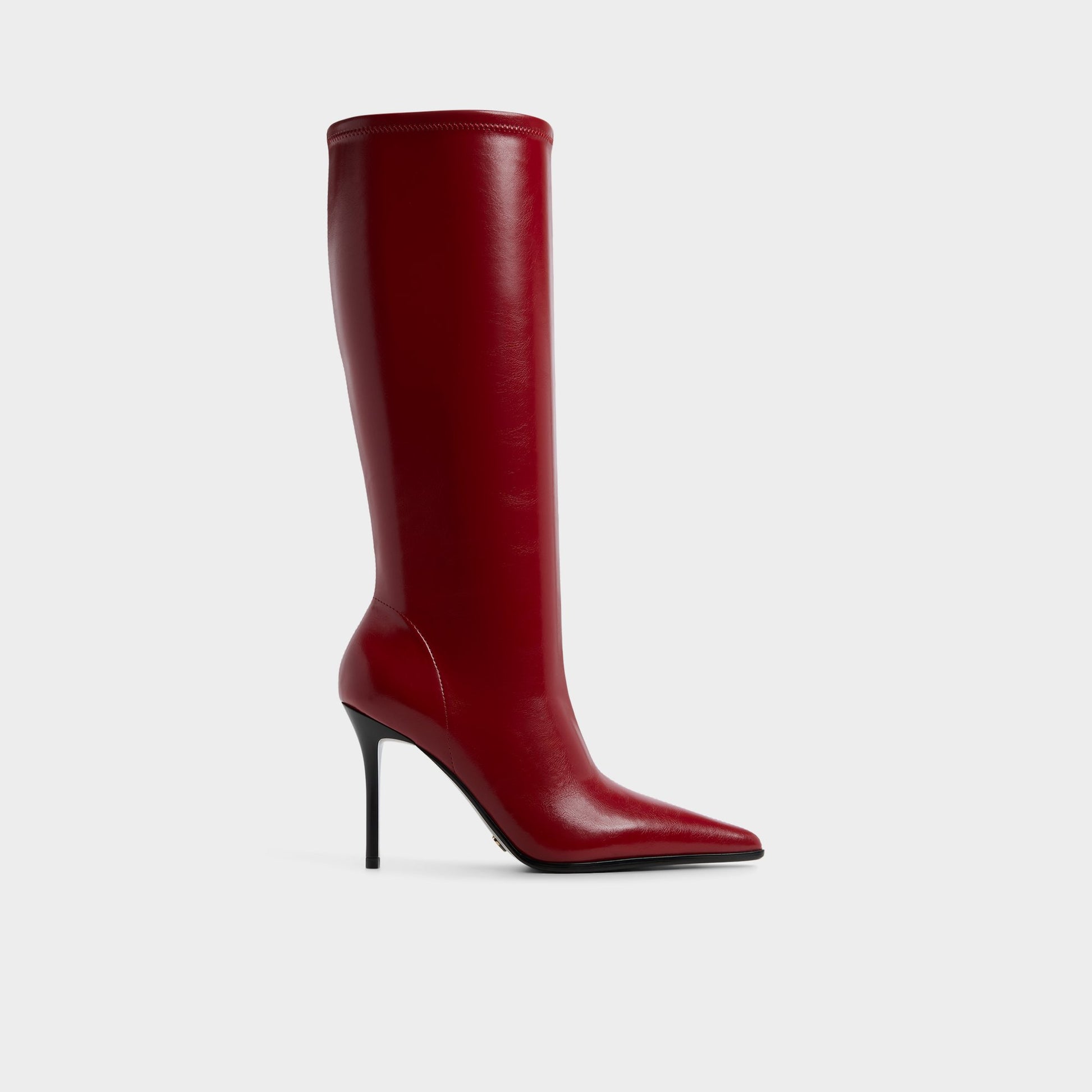 Main View of Medium red Re-emily Knee-high boot for Womens