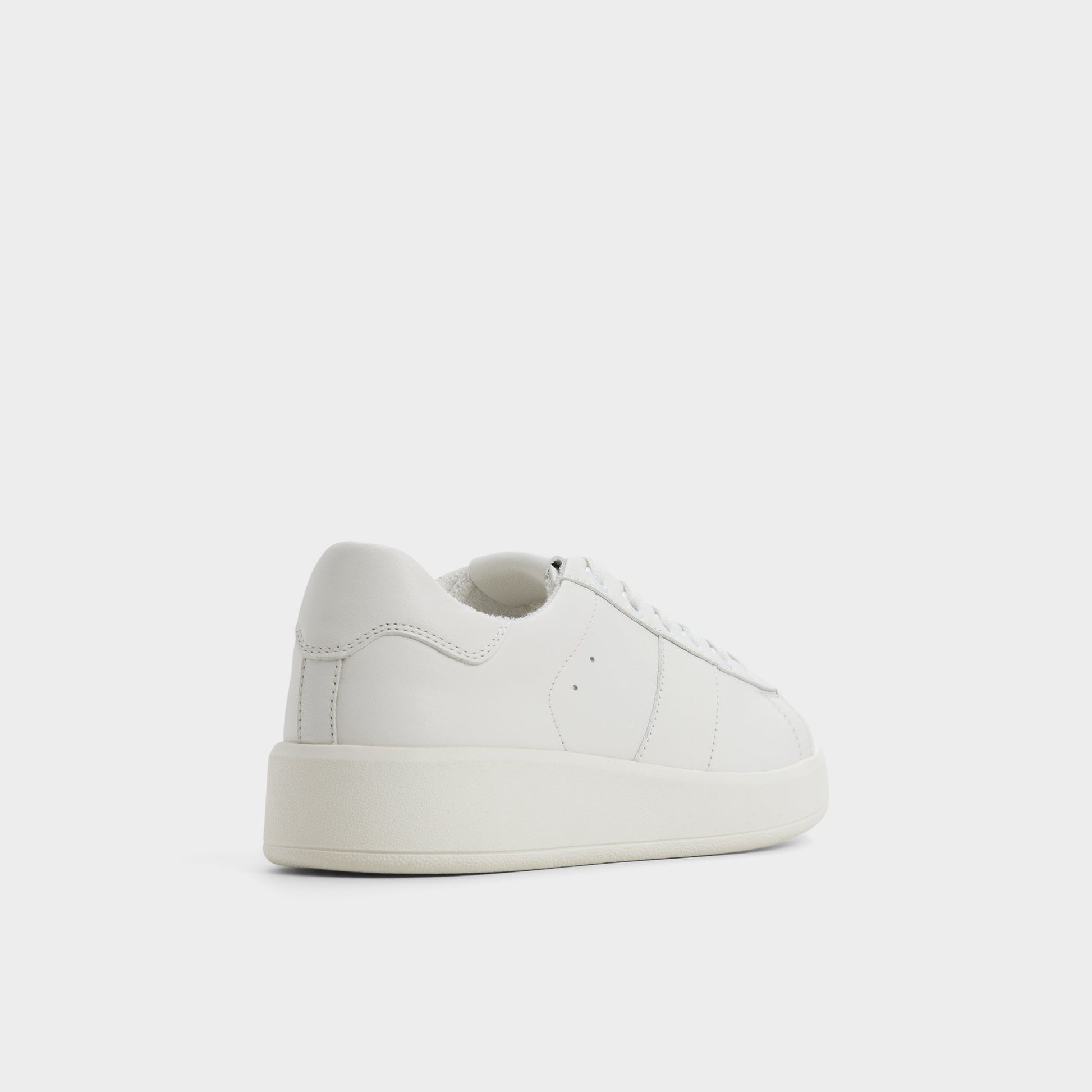 Three-quarter angle of White Adrei Sneaker's back side