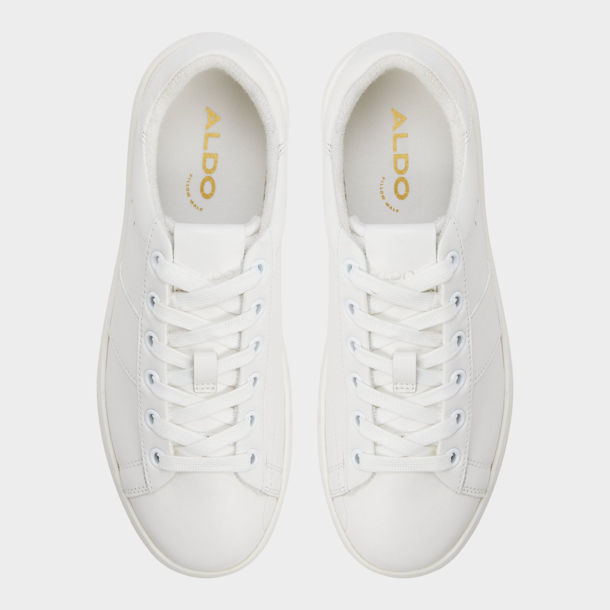 Top-down view of the White Adrei Sneaker