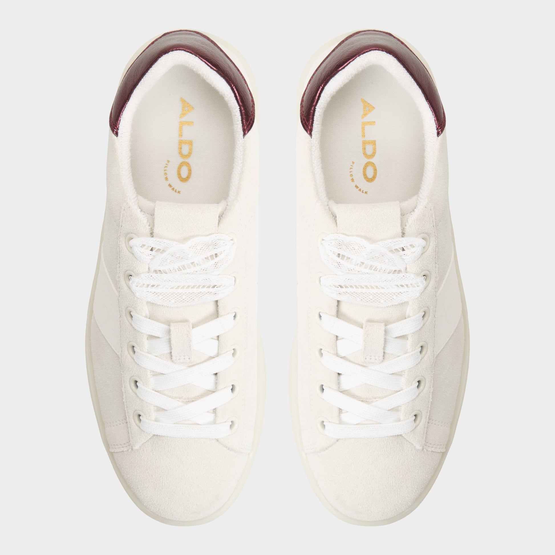 Vue de dessus de la Combo Blanc Adrei Sneaker