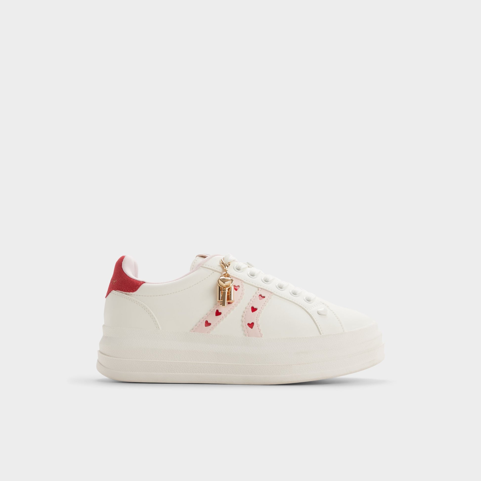 Main View of White Adores Sneaker for Womens
