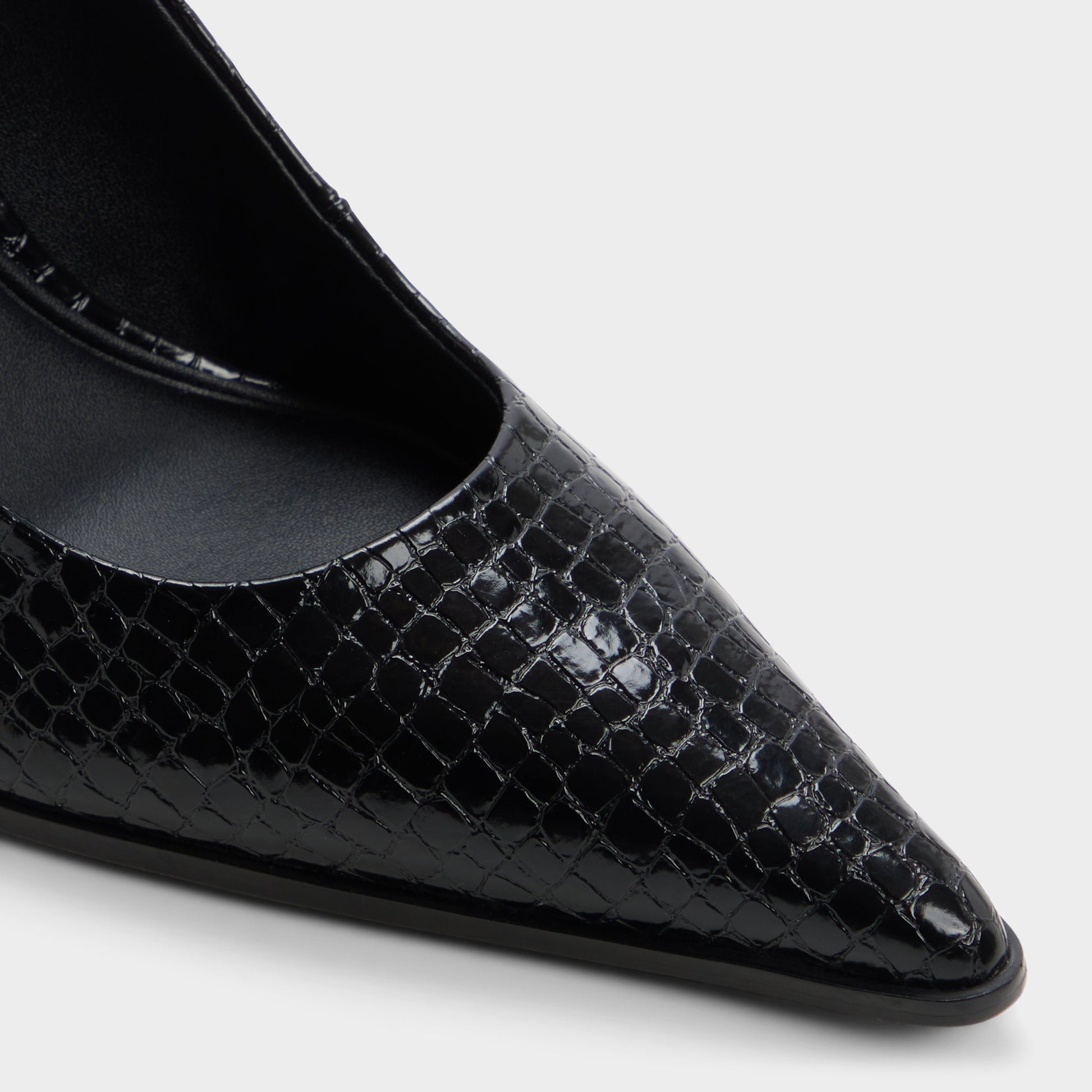 Close-up of the Other black Re-samantha Sling back high heel
