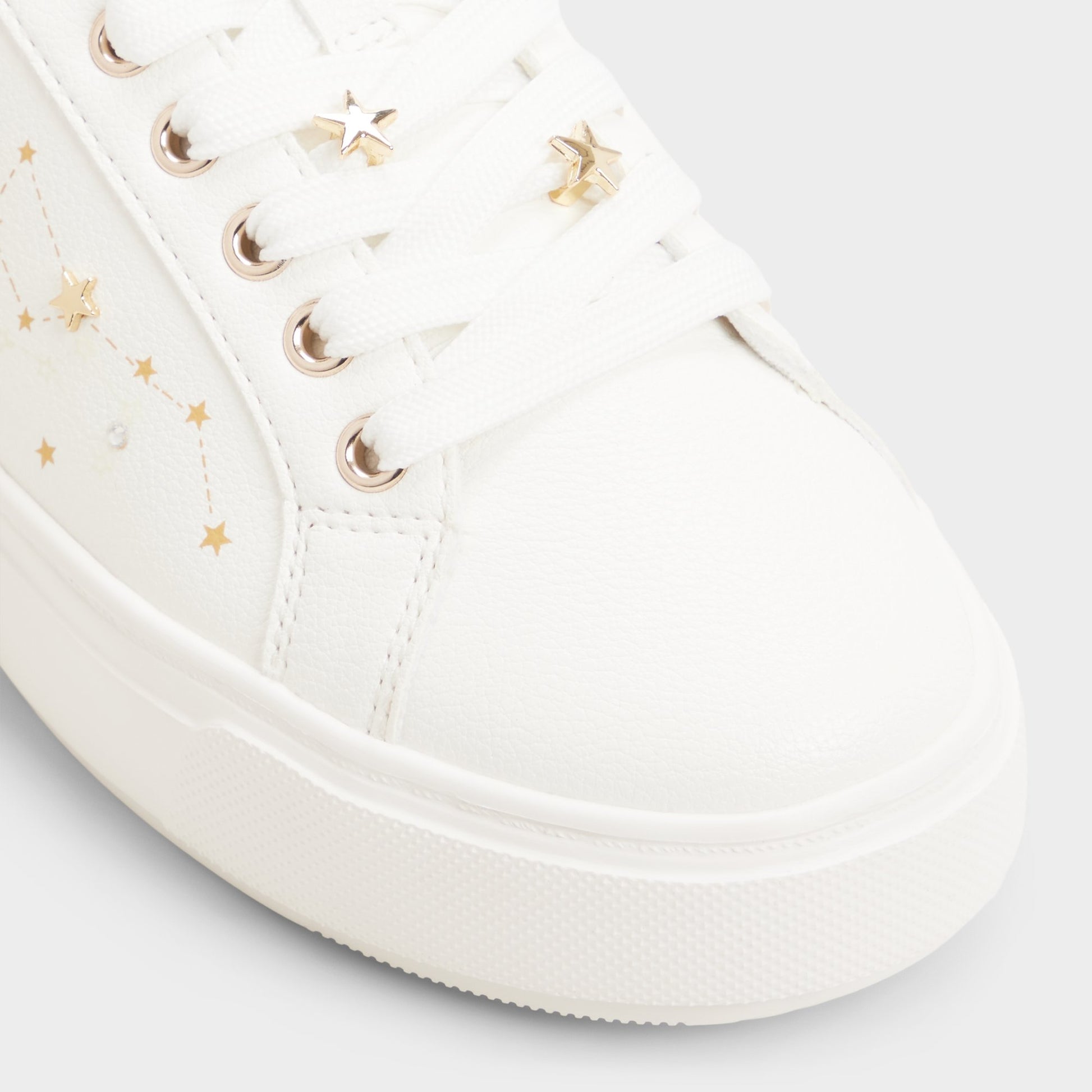 Close-up of the White Starbright Sneaker