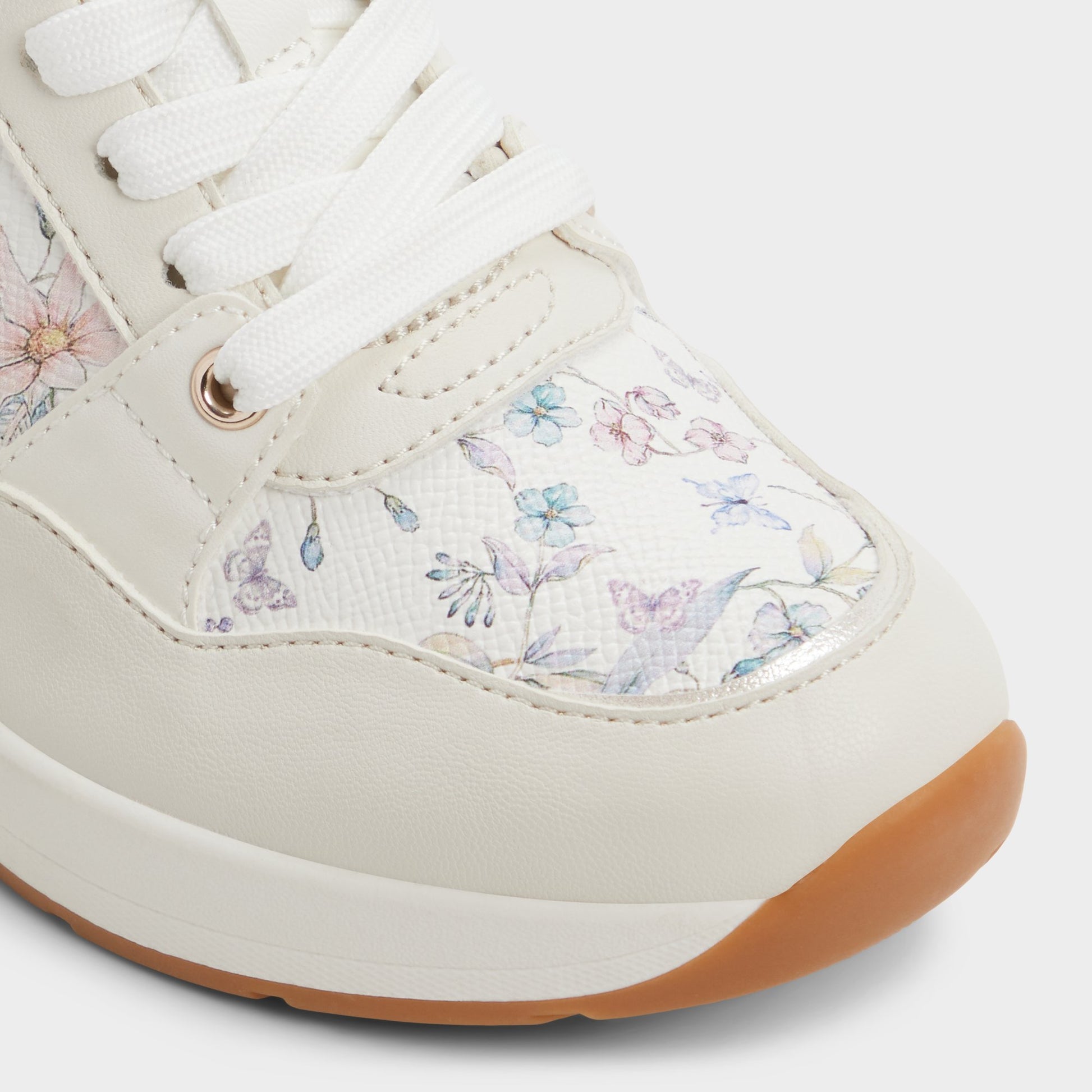 Close-up of the Multicolor Ducie Wedge sneaker