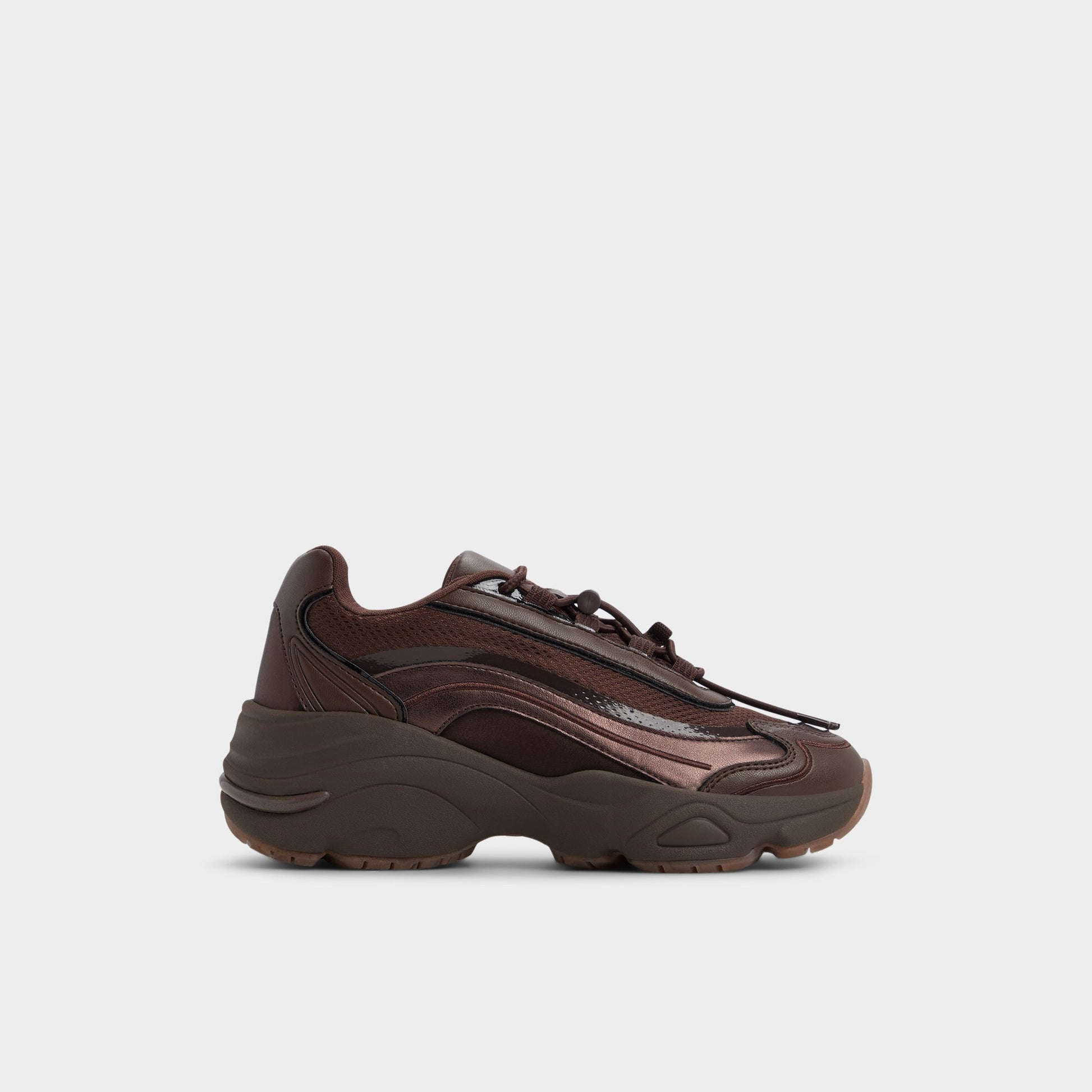 Main View of Dark brown Kitri Sneaker for Womens
