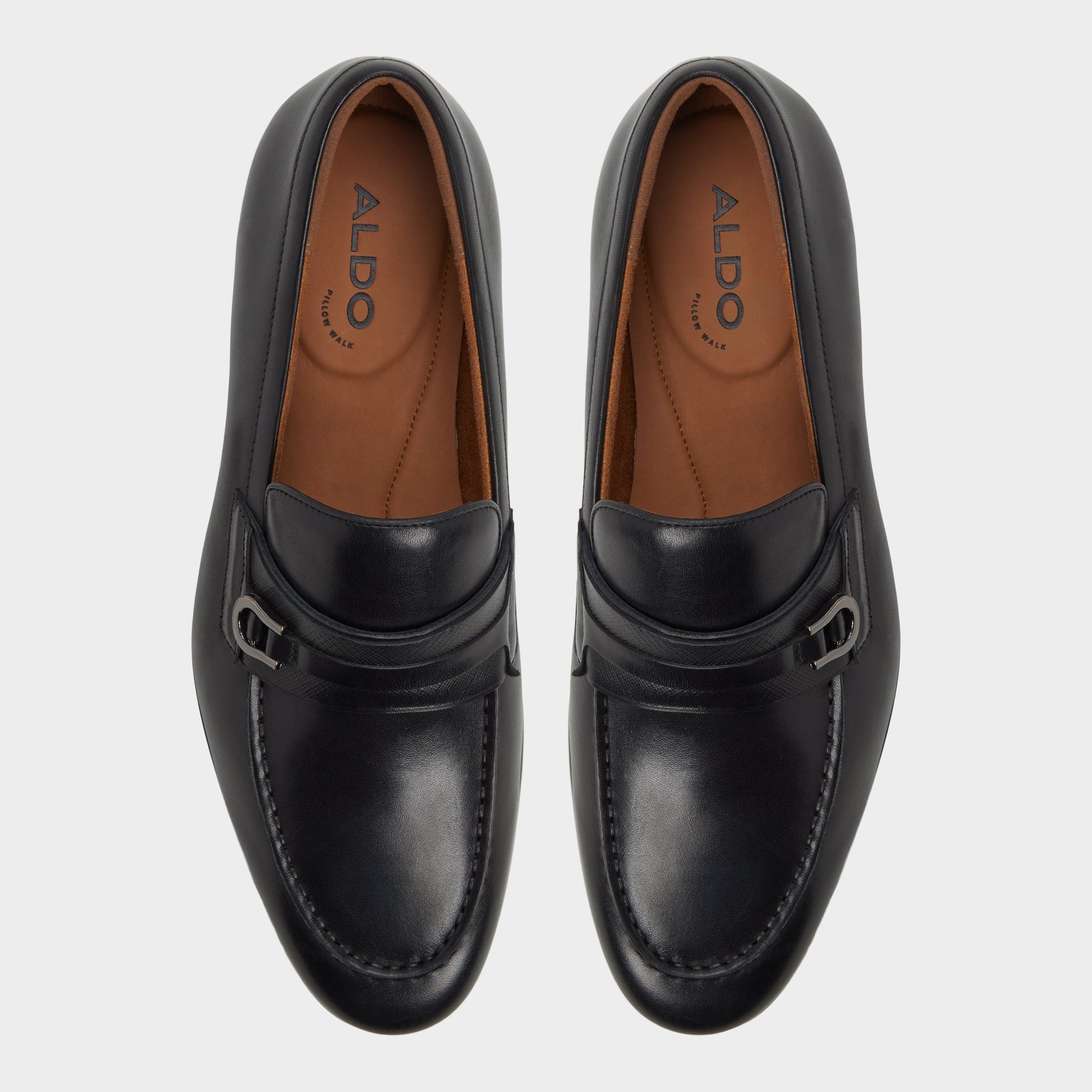 Top-down view of the Black Stanly Loafer