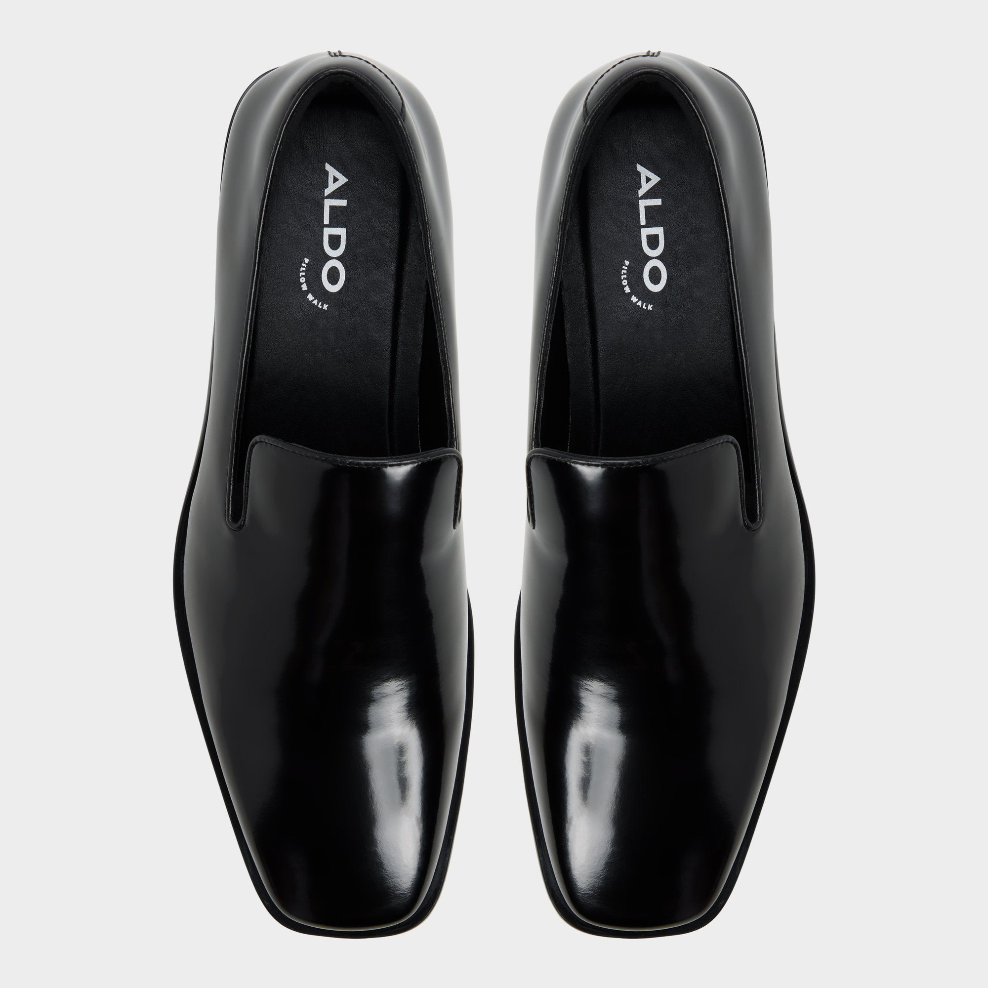 【ALDO】スリッポンレザーシューズ Justen – Men Black Slip-on - ALDO
