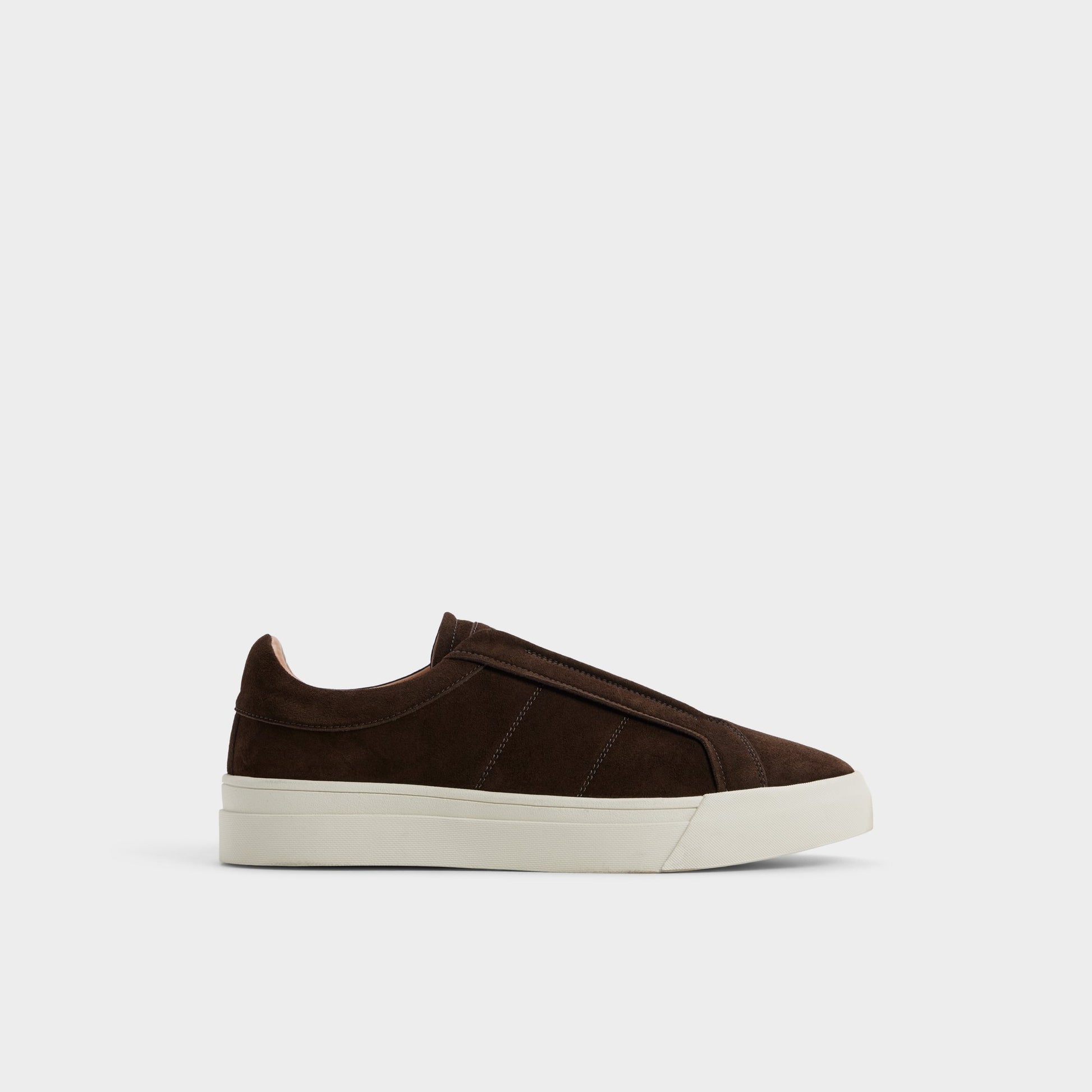 Main View of Dark brown Auren Slip-on sneaker for Mens