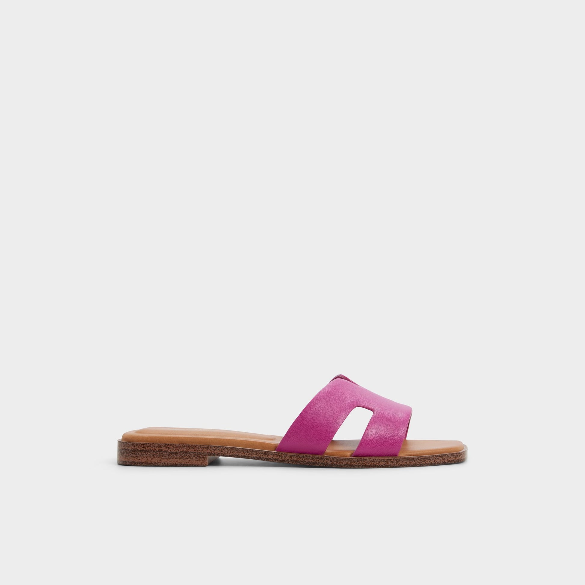 Main View of Dark pink Itsandal Slide sandal for Womens