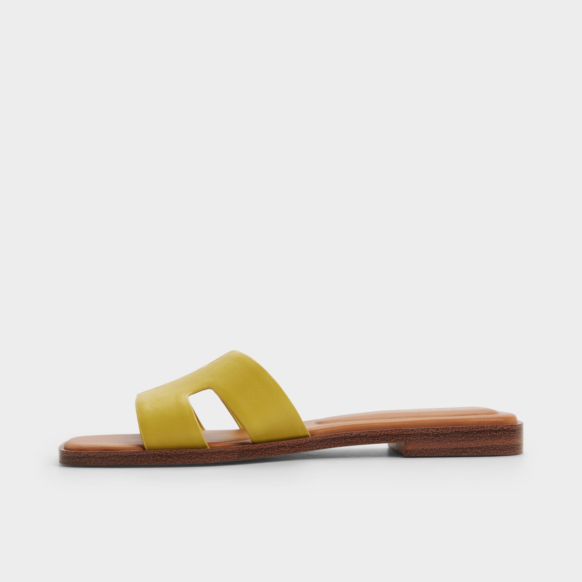 Side view of Other yellow Itsandal Slide sandal