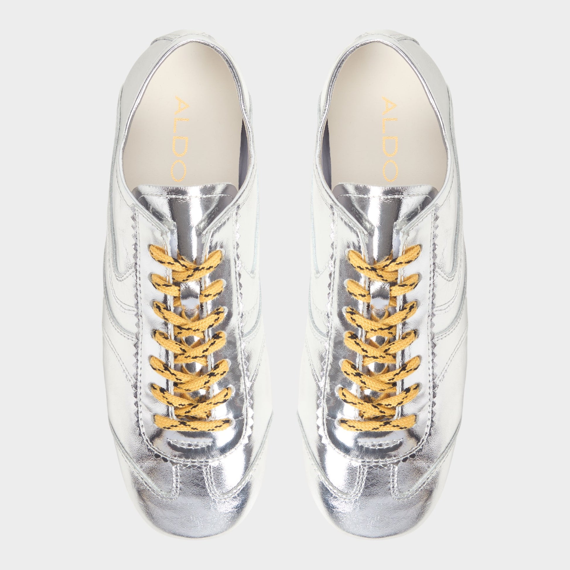 Top-down view of the Silver Adrelya Jogger sneaker