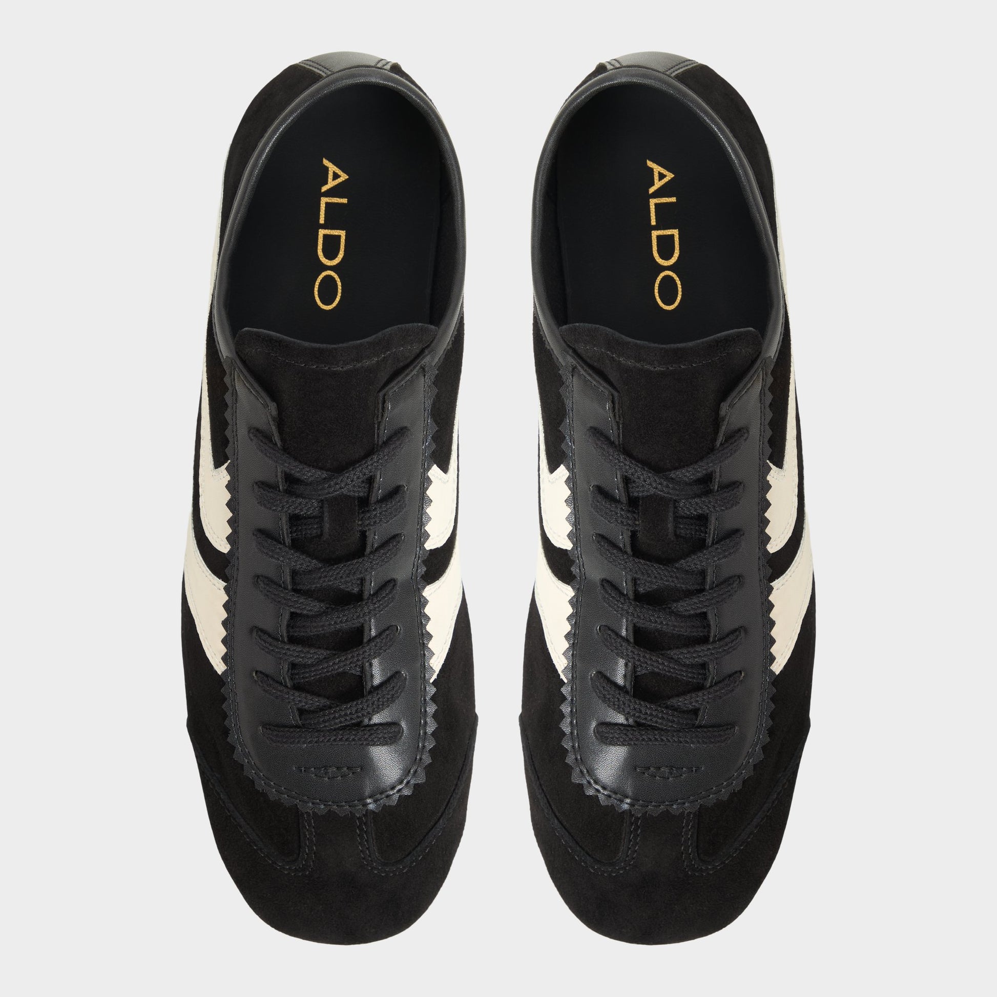 Top-down view of the Black Adrelya Jogger sneaker