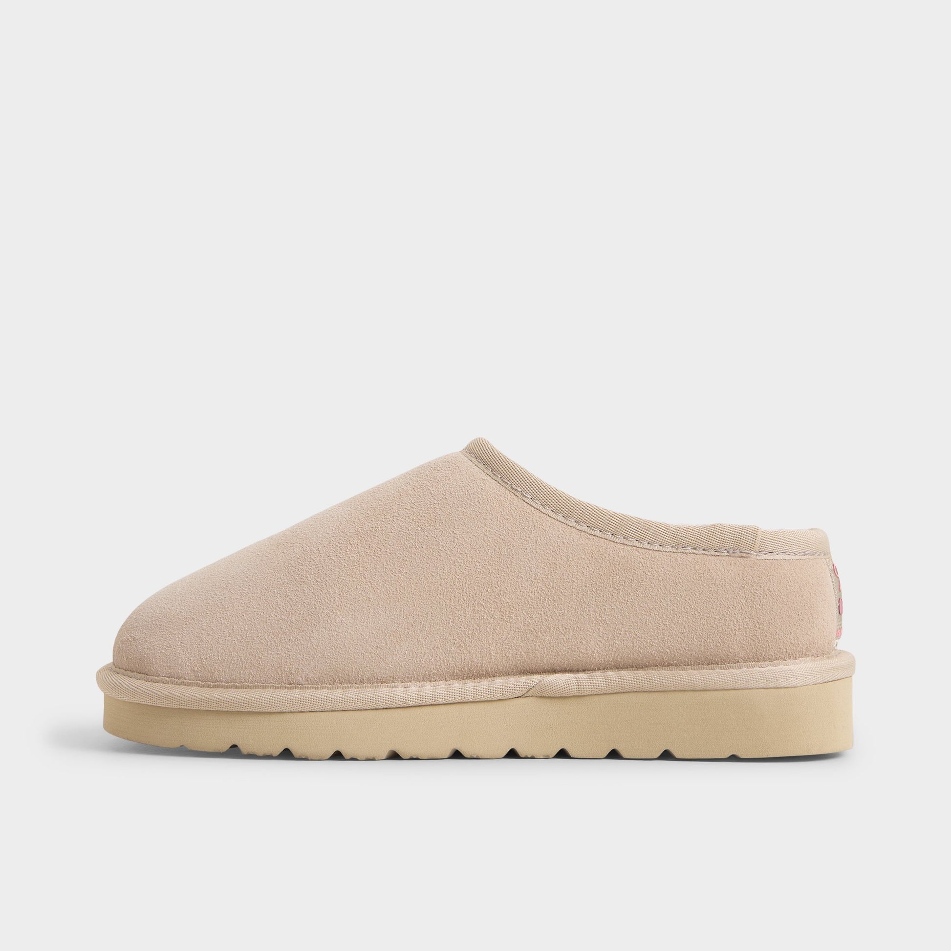 Side view of Medium brown Mallie Mule