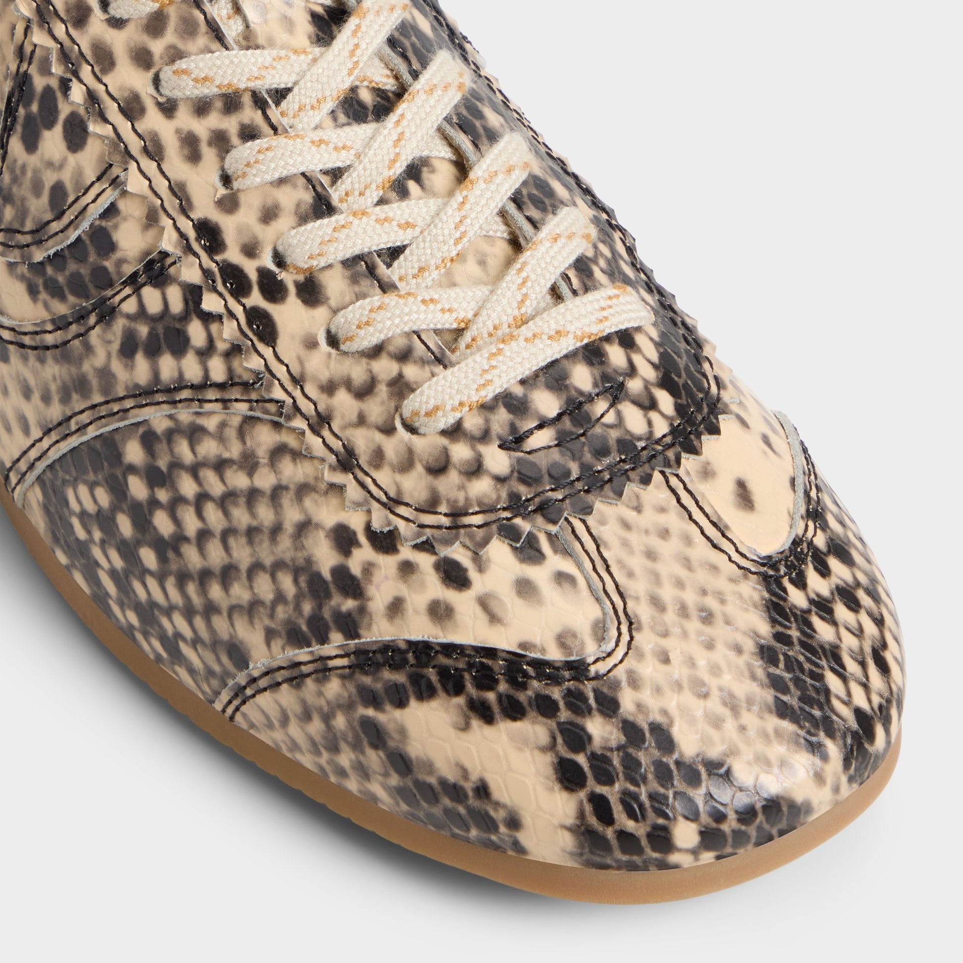 Close-up of the Tan Multi Adrelya Jogger sneaker