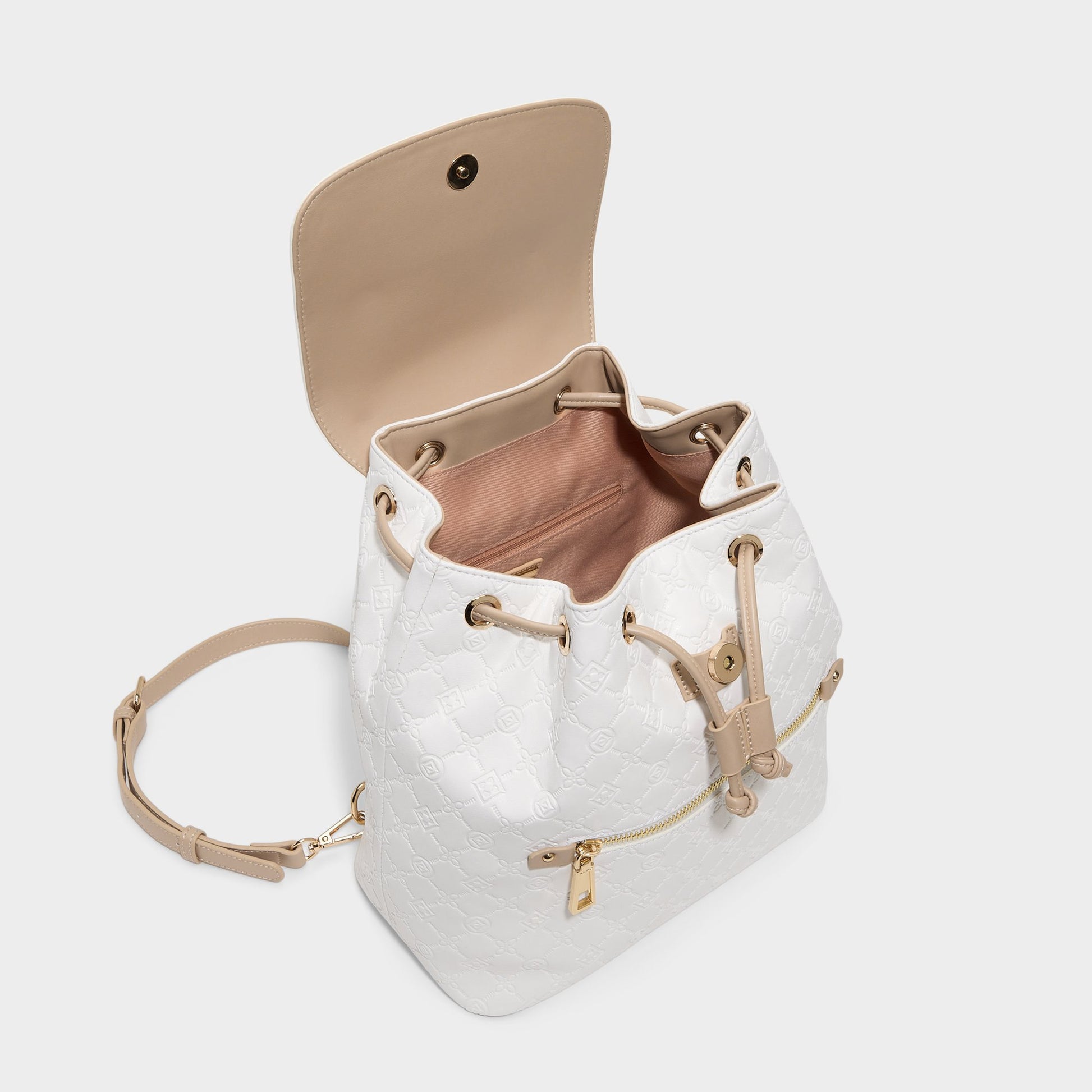 Zelona – Women White Backpack